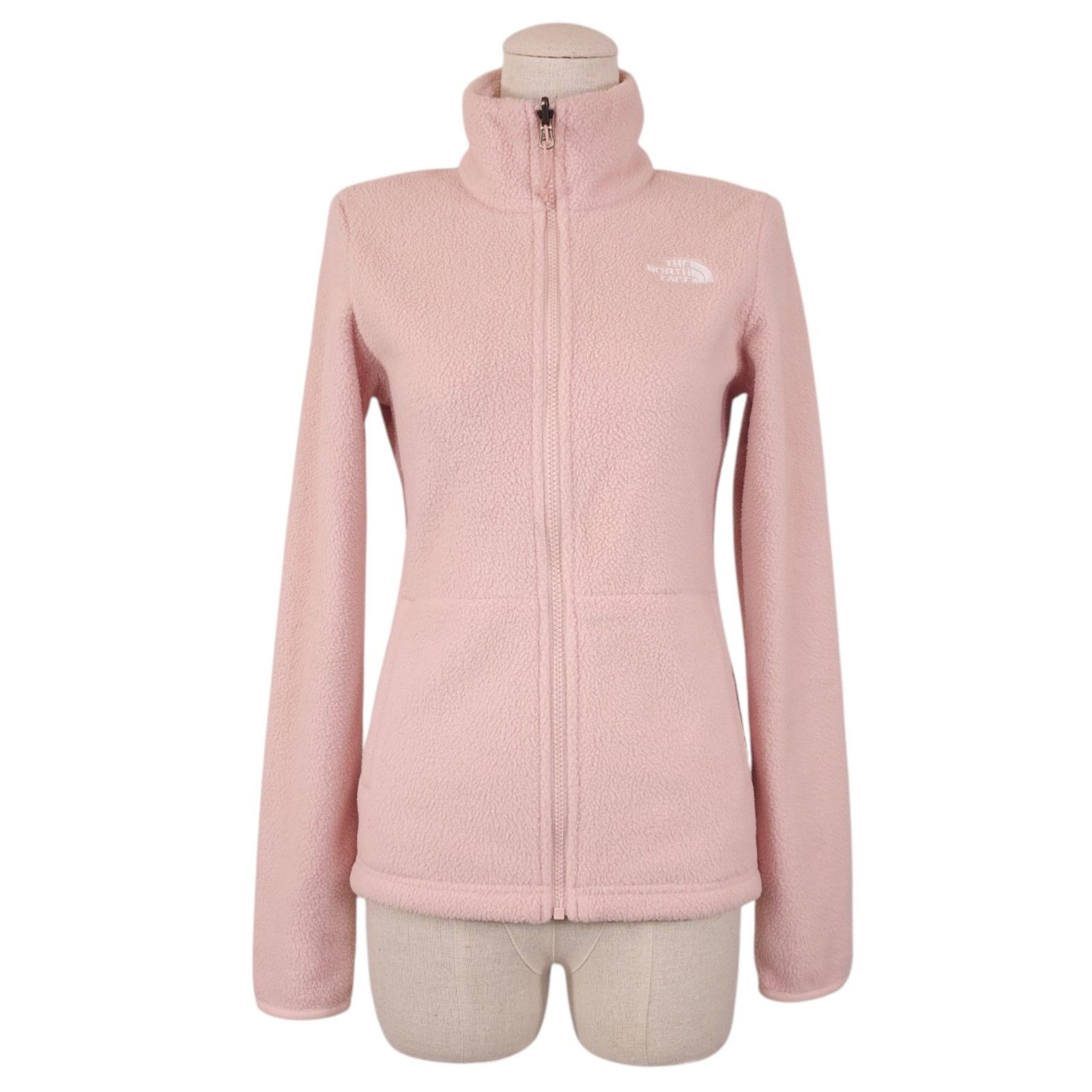 The North Face The North Face Full Zip Fleece Pink Sz Extra Small Size XS / US 0-2 / IT 36-38 - 1 Thumbnail