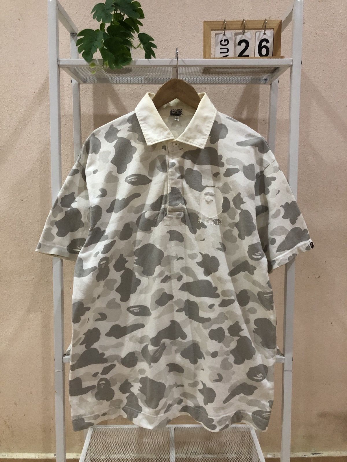 Bape OG 2007 A Bathing Ape Color Camo Rugby Shirts Size US L / EU 52-54 / 3 - 1 Thumbnail