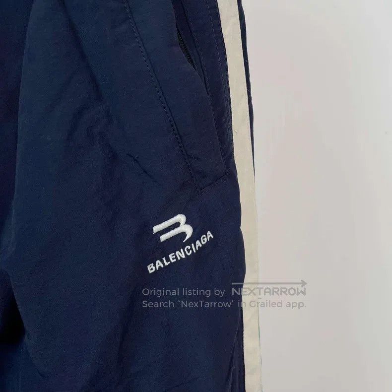 Balenciaga Balenciaga Logo striped knitted sweatpants Size US 30 / EU 46 - 4 Thumbnail