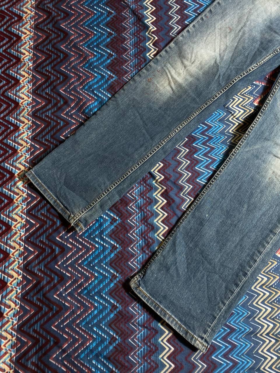 Levi's blue jeans pants Levi's w34 Y2K vintage streetwear Size US 34 / EU 50 - 4 Thumbnail