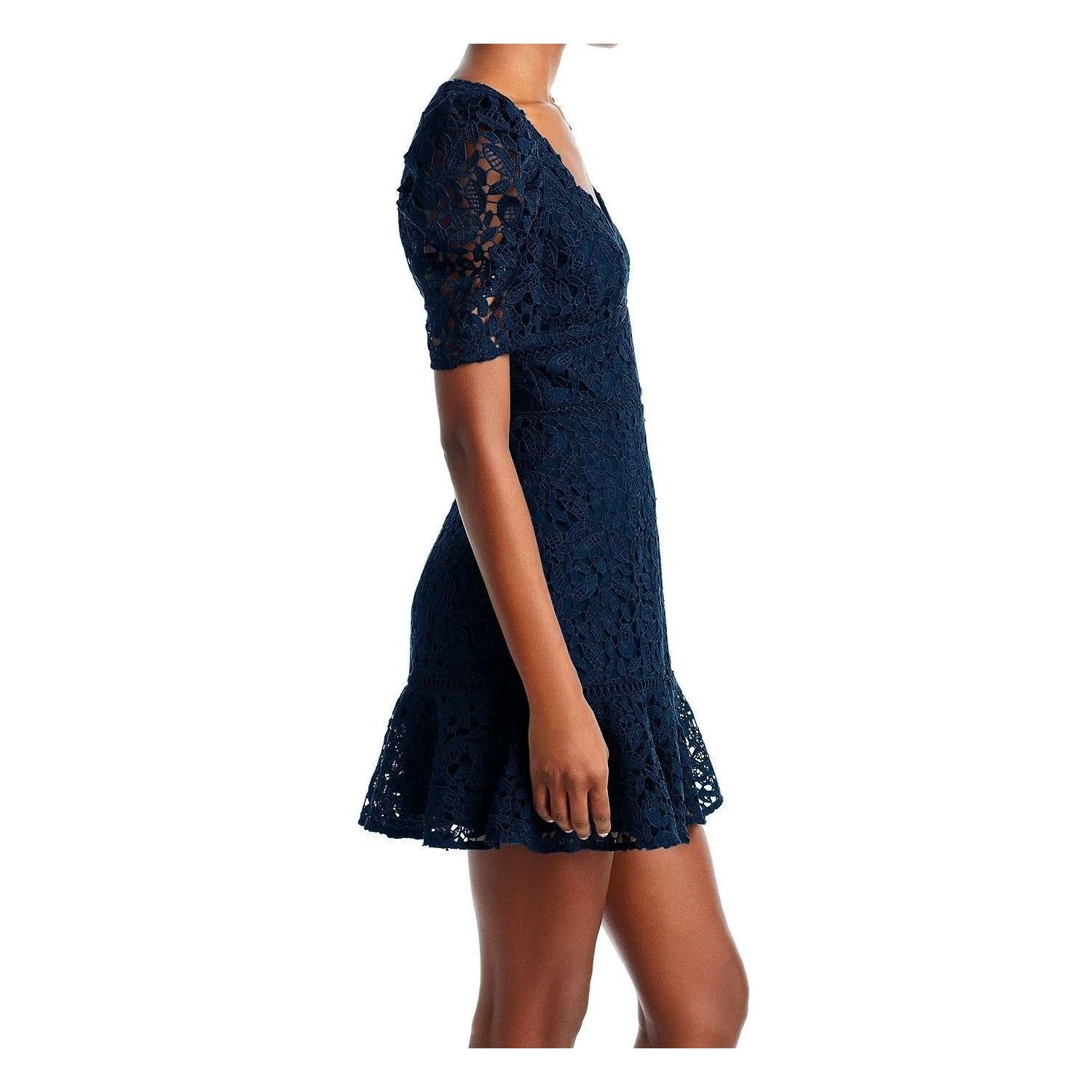 Other AQUA Women’s Crochet Lace Fit And Flare Dress | XS | NWT Size XS / US 0-2 / IT 36-38 - 3 Thumbnail