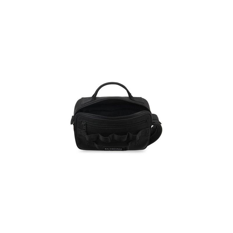 Balenciaga o1srvl11e0426 Size: OS / Army Pouch With Strap in Black Size ONE SIZE - 5 Thumbnail