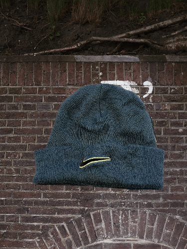 Nike Vintage Nike Drill Blue Beanie hat Size ONE SIZE - 1 Thumbnail