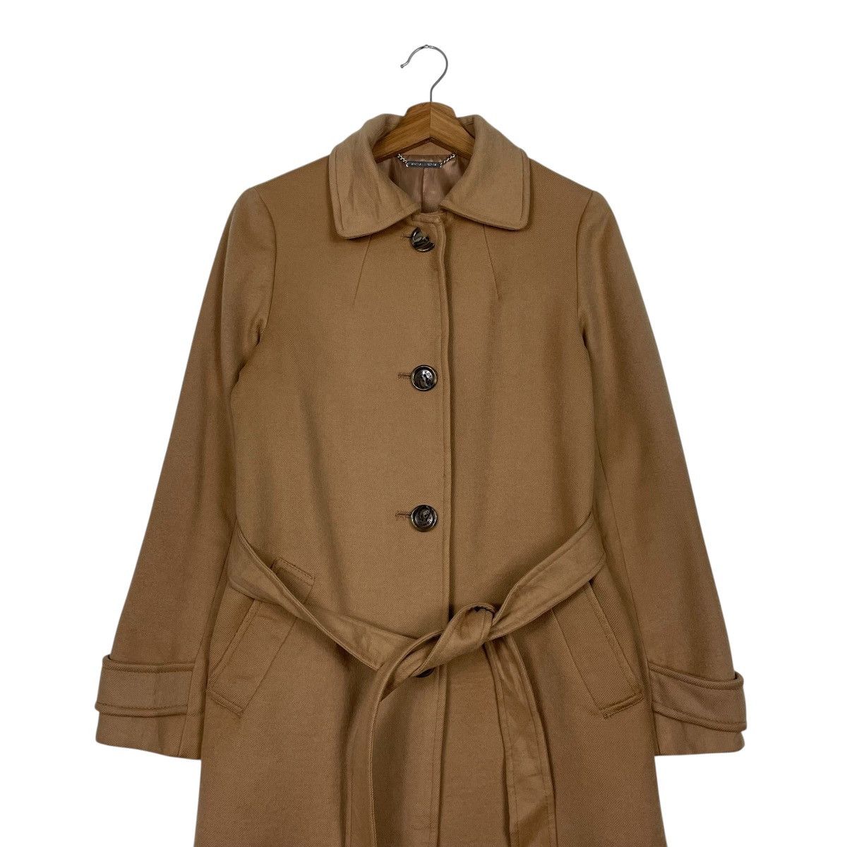 Michael Kors Michael Kors Brown Wool Trenchcoat Size M / US 6-8 / IT 42-44 - 3 Thumbnail