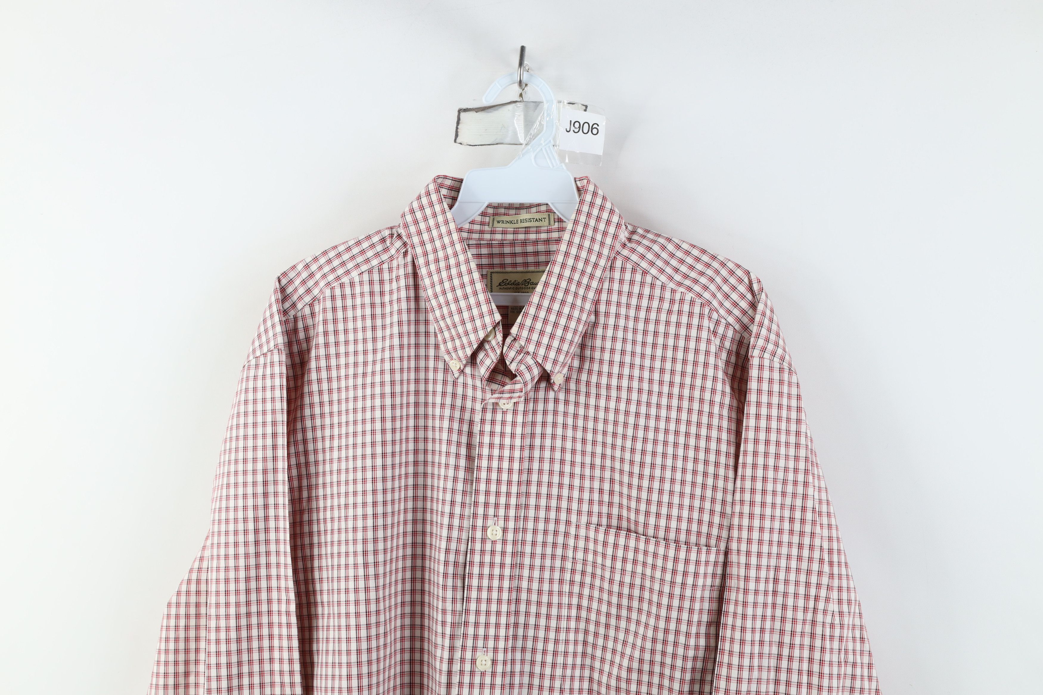 Eddie Bauer Vintage Y2K Eddie Bauer Resistant Collared Button Down Shirt Size US L / EU 52-54 / 3 - 2 Thumbnail