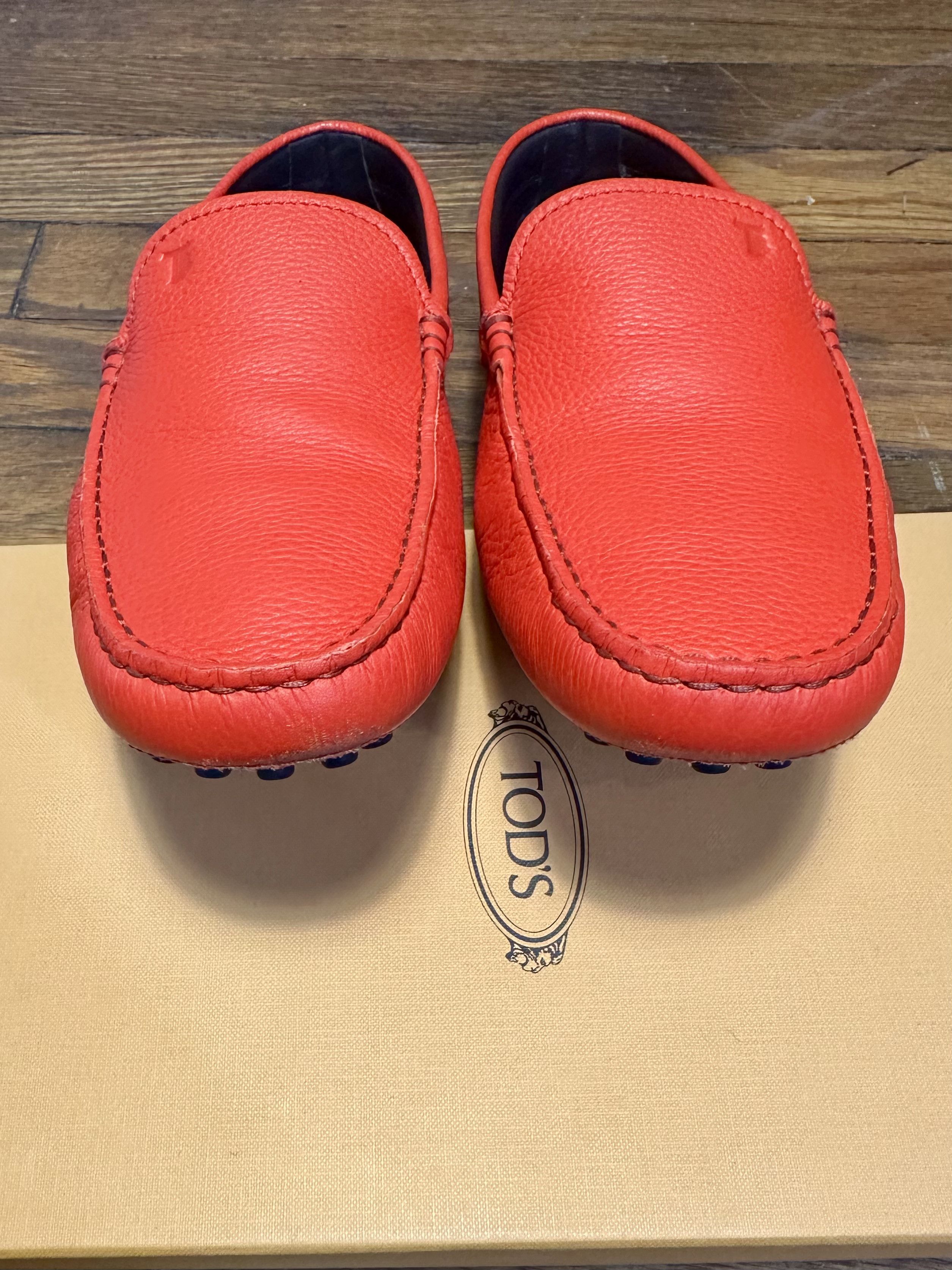 Tod's Tod's | Gommino Nuovo Leather Moccasin Drivers | Red 8 / 41 Size US 8 / EU 41 - 4 Thumbnail
