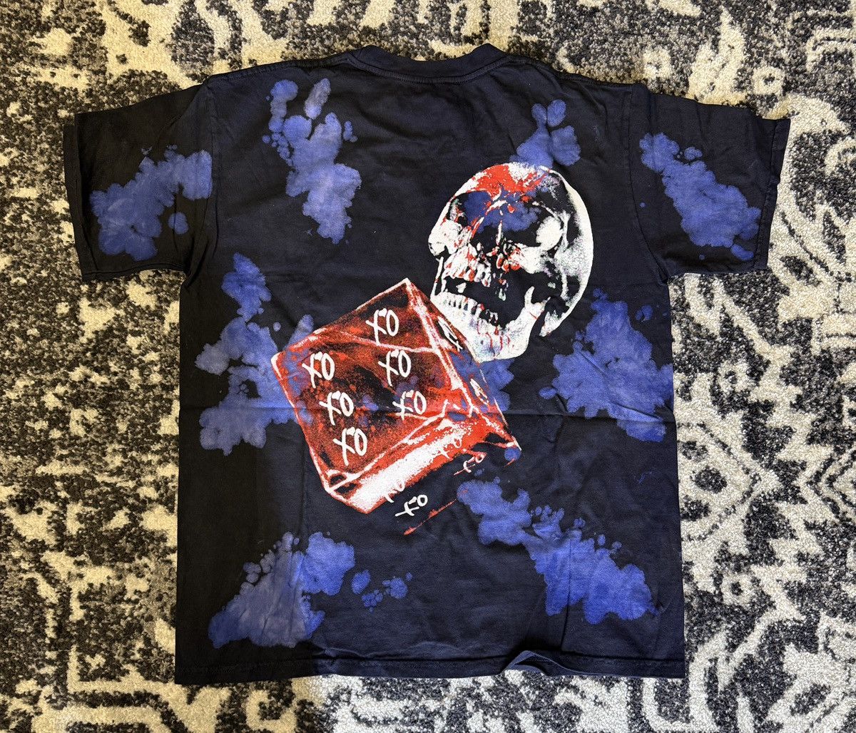 The Weeknd XO The Weeknd After Hours Dice Skull Tee Blue Splatter XL Size US XL / EU 56 / 4 - 2 Thumbnail