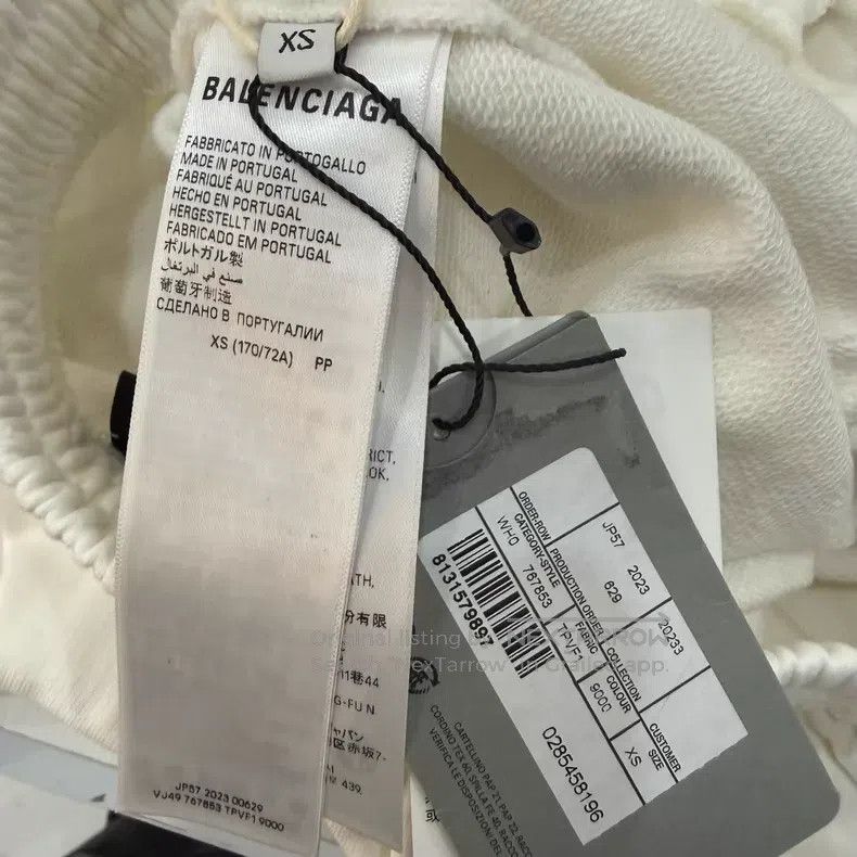 Balenciaga Balenciaga size XS Wide Leg Sweatpants Size US 27 - 8 Thumbnail