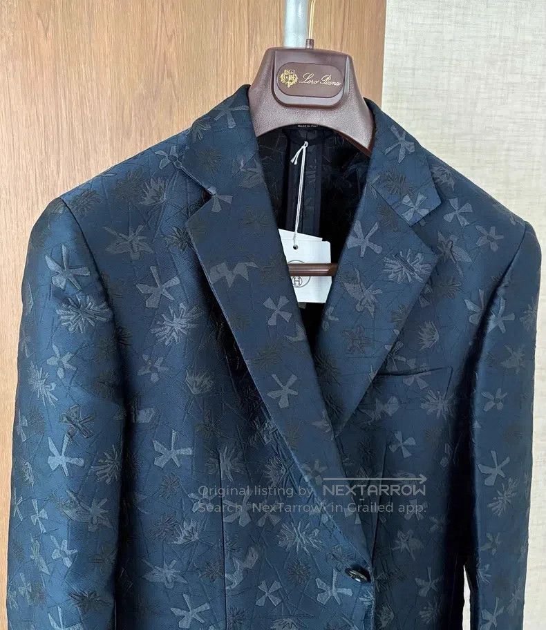 Hermes Hermes Men's Casual Jacket with Silk Embroidered Pattern Size US M / EU 48-50 / 2 - 2 Thumbnail