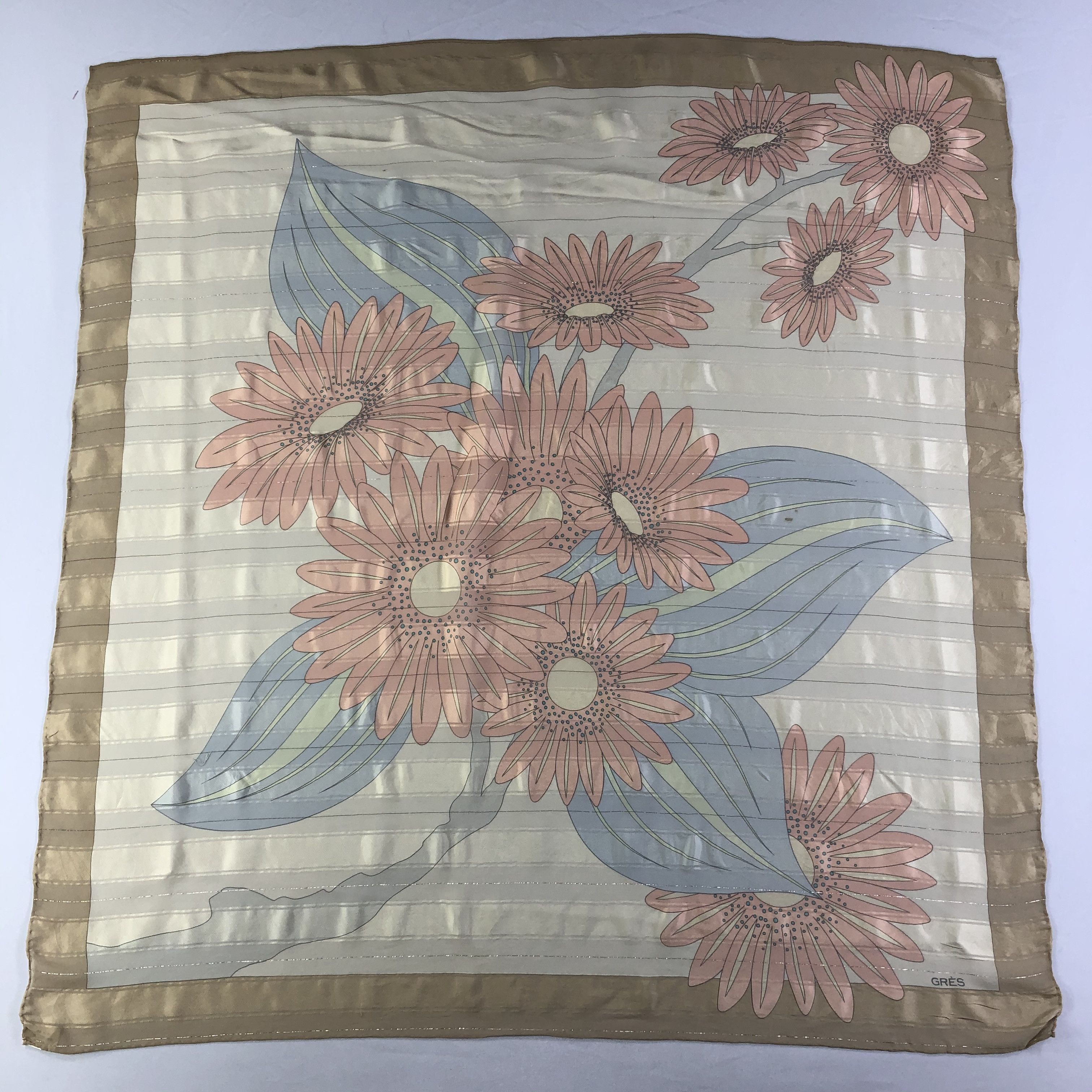 Vintage Vintage Gres Silk Scarf Size ONE SIZE - 2 Thumbnail