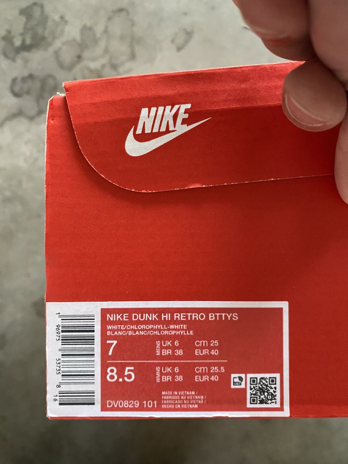 Nike Nike Dunk High Chlorophyll BTTYS Size US 7 / EU 40 - 2 Thumbnail
