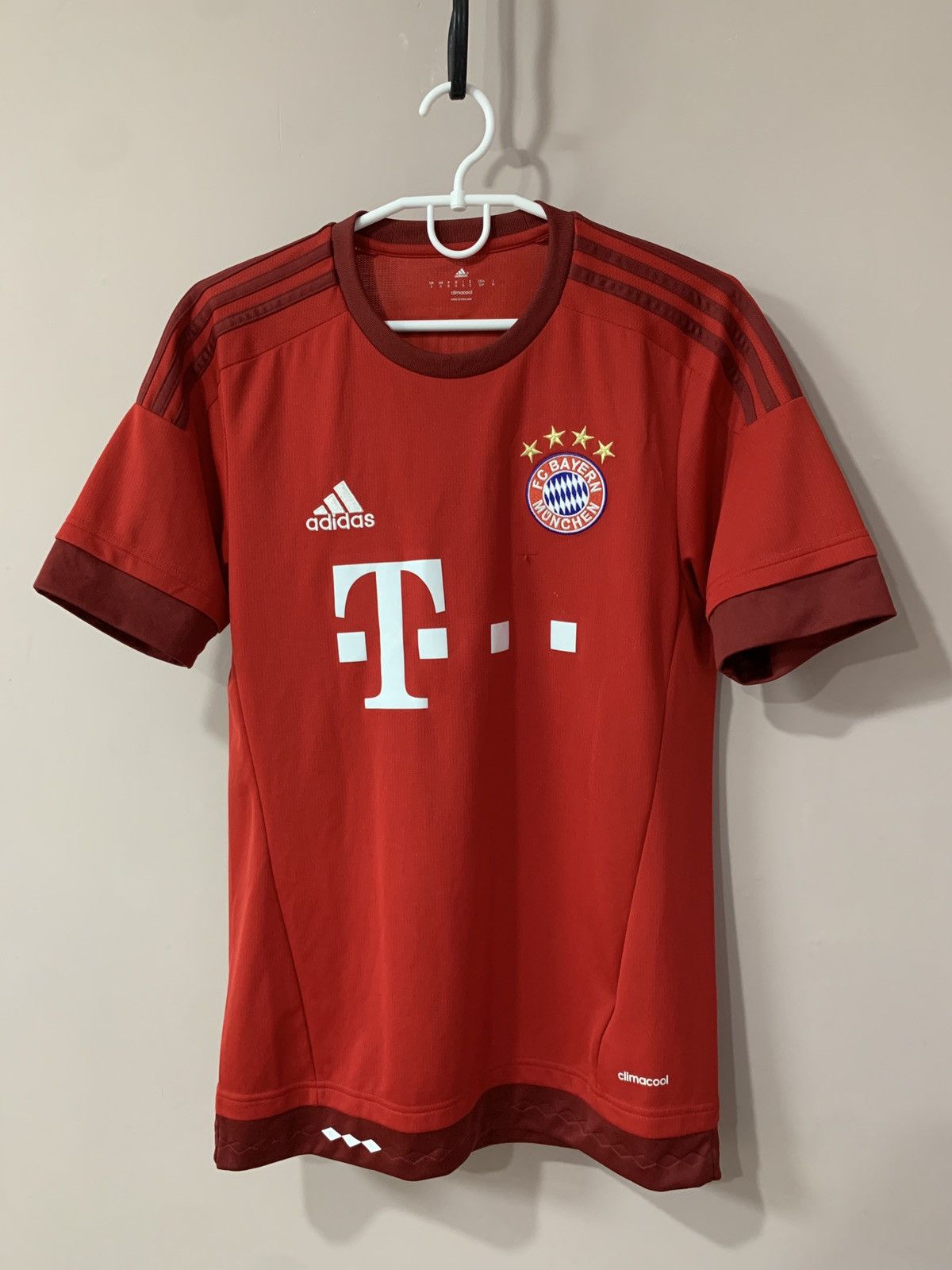 Adidas Bayern Munich 2015 2016 home adidas soccer football jersey Size US S / EU 44-46 / 1 - 1 Thumbnail