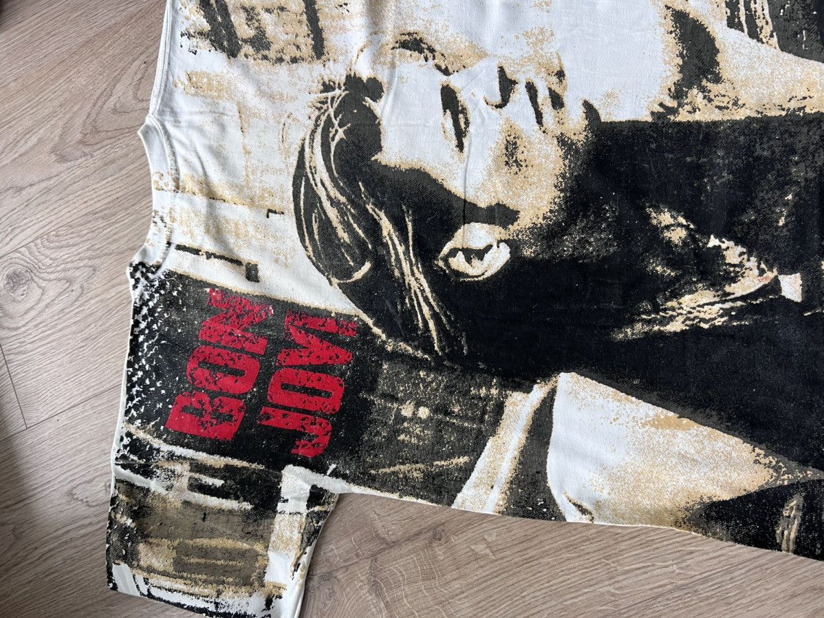 Vintage Vintage Full print Bon Jovi Tee 80’z mega rare single stitch Size US XL / EU 56 / 4 - 16 Thumbnail