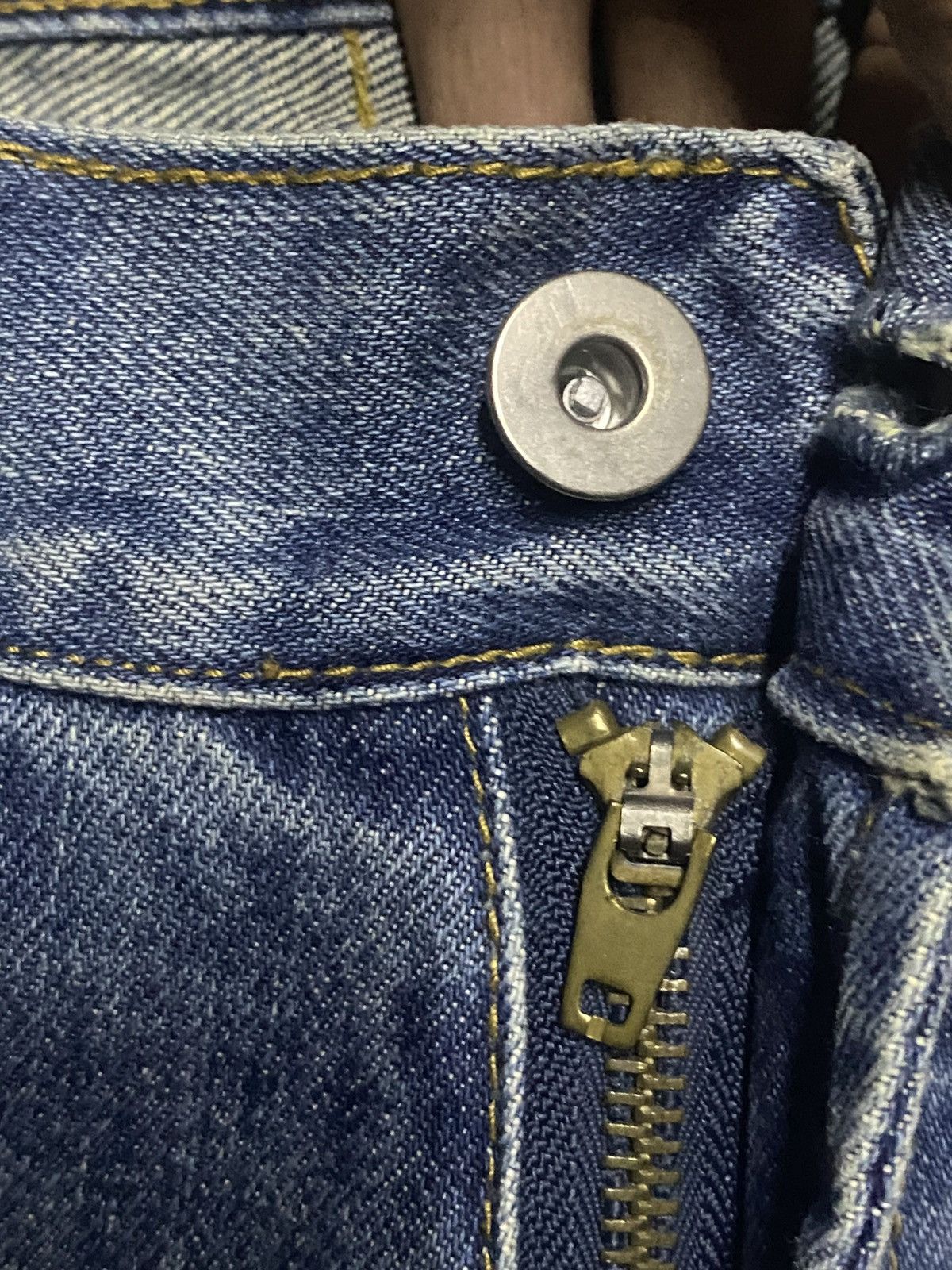 Japanese Brand Vintage Japanese Brand Whisker Distressed Skinny Jeans Size US 32 / EU 48 - 14 Thumbnail