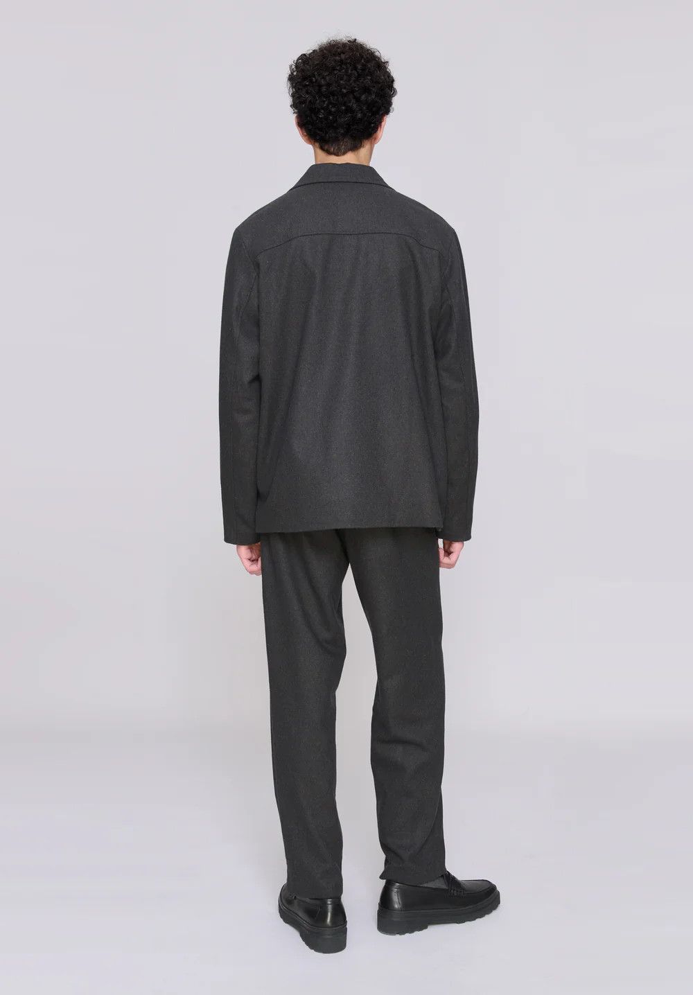 A.P.C. o1mle1125 Jamie Jacket Marron Fonce in Gray Size US L / EU 52-54 / 3 - 3 Thumbnail