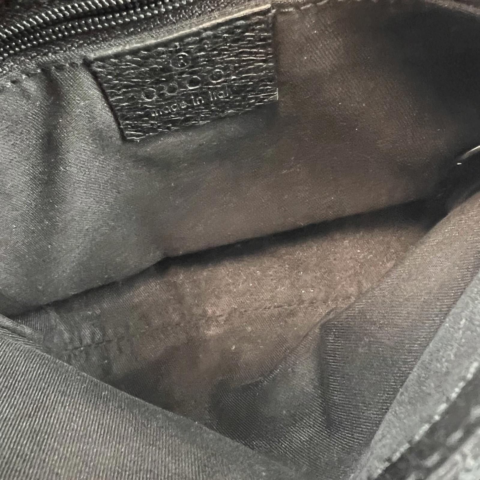 Gucci Gucci Black Monogram Waist Bag Size ONE SIZE - 7 Thumbnail