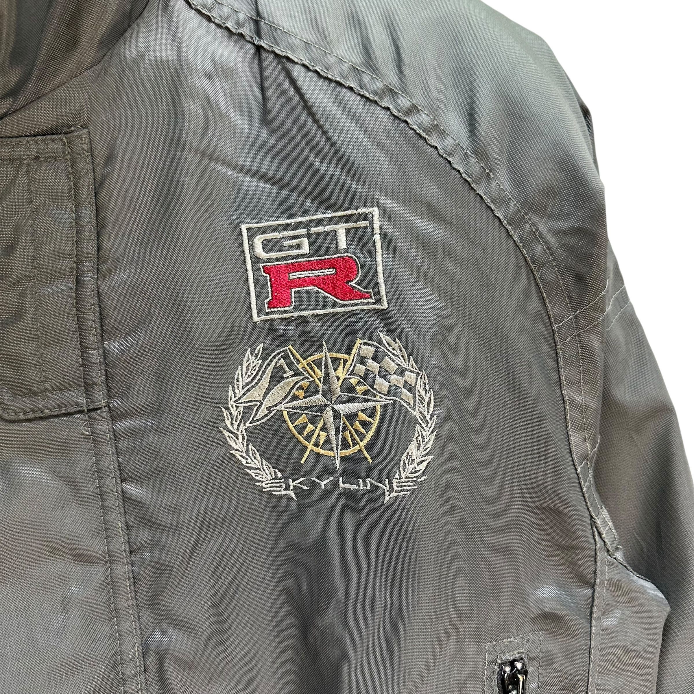 Vintage Vintage SKYLINE GTR Motorsports Nylon Light Jacket #A55-1258 Size US M / EU 48-50 / 2 - 3 Thumbnail
