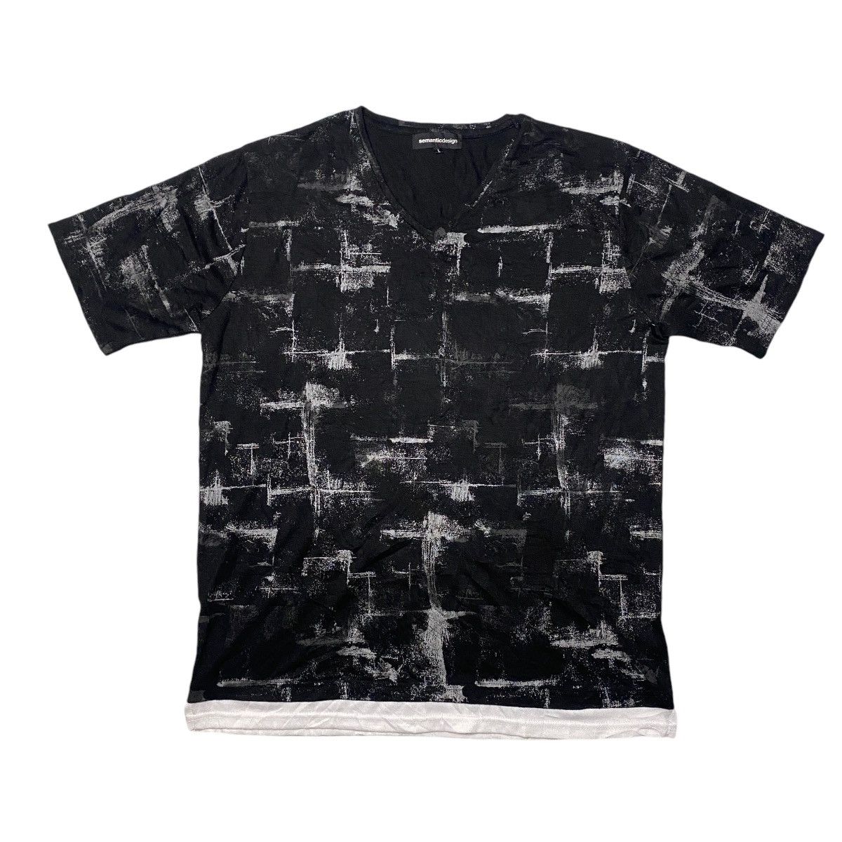 Hysteric Glamour 2000's Semantic Design Double Layer Abstract Shirt Size US M / EU 48-50 / 2 - 1 Thumbnail