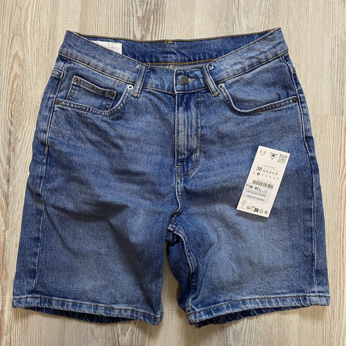 Zara BNWT Zara Denim Shorts Size US 30 / EU 46 - 1 Thumbnail