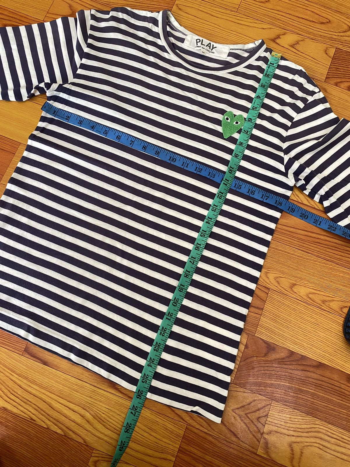 Comme des Garcons × Comme des Garcons PLAY × Japanese Brand Comme Des Garcons Play Stripes Long Sleeve Size US S / EU 44-46 / 1 - 8 Thumbnail