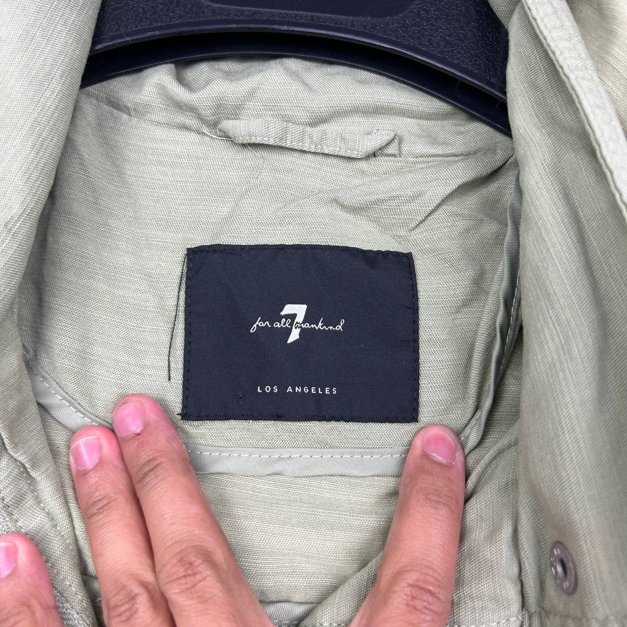 7 For All Mankind 7 For All Mankind Utility Parka Jacket Women Green Hooded M Size M / US 6-8 / IT 42-44 - 2 Thumbnail