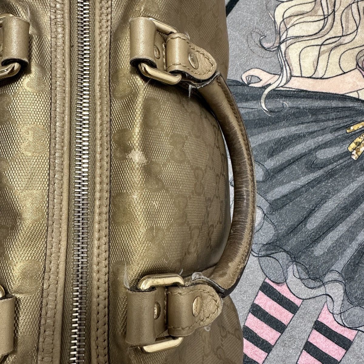 Gucci Vintage Gucci Monogram Hand Bag GG Size ONE SIZE - 9 Thumbnail
