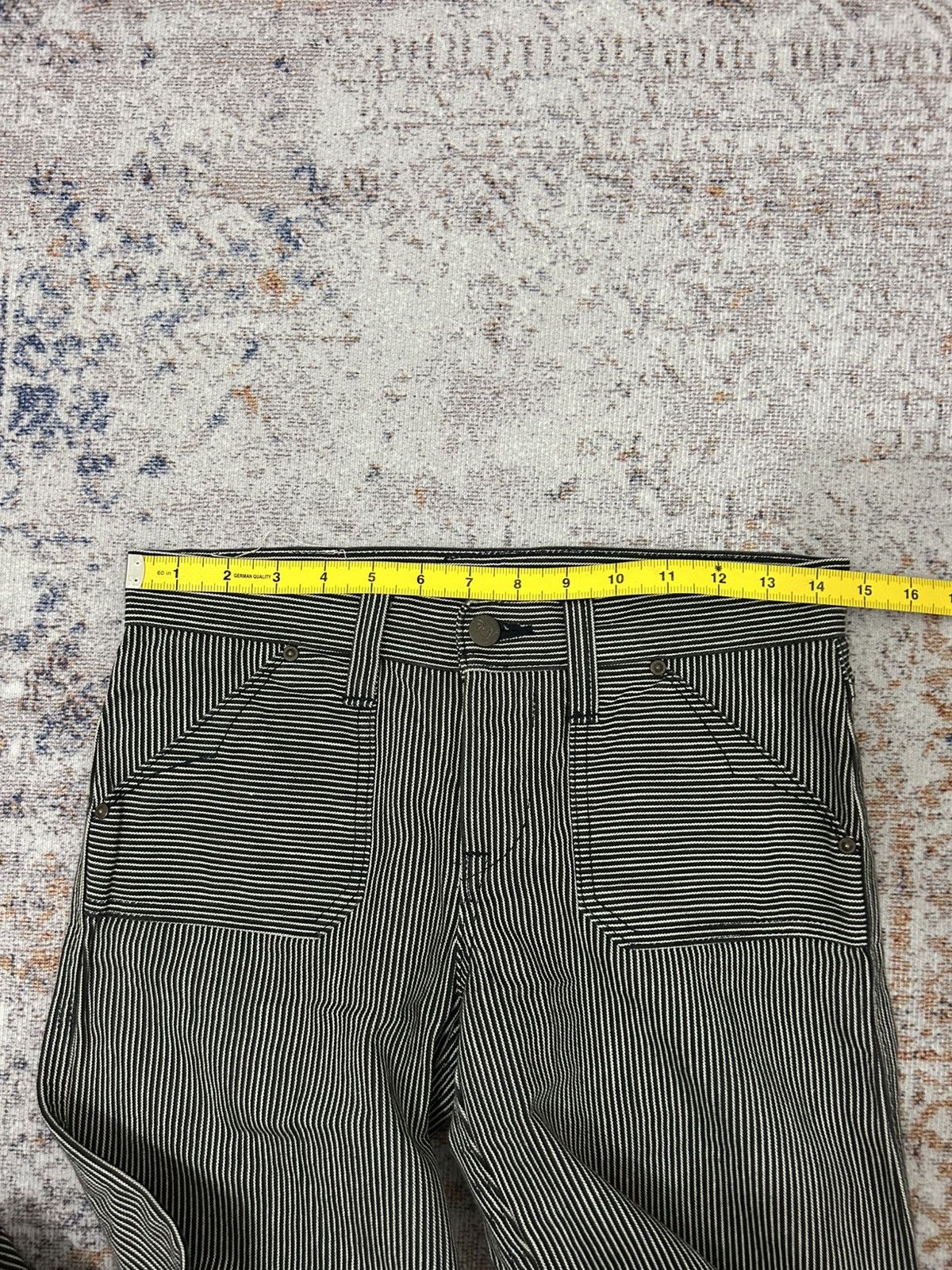 Lee Lee Union Made Japan Stripe Wide Leg Pants Size US 29 - 16 Thumbnail