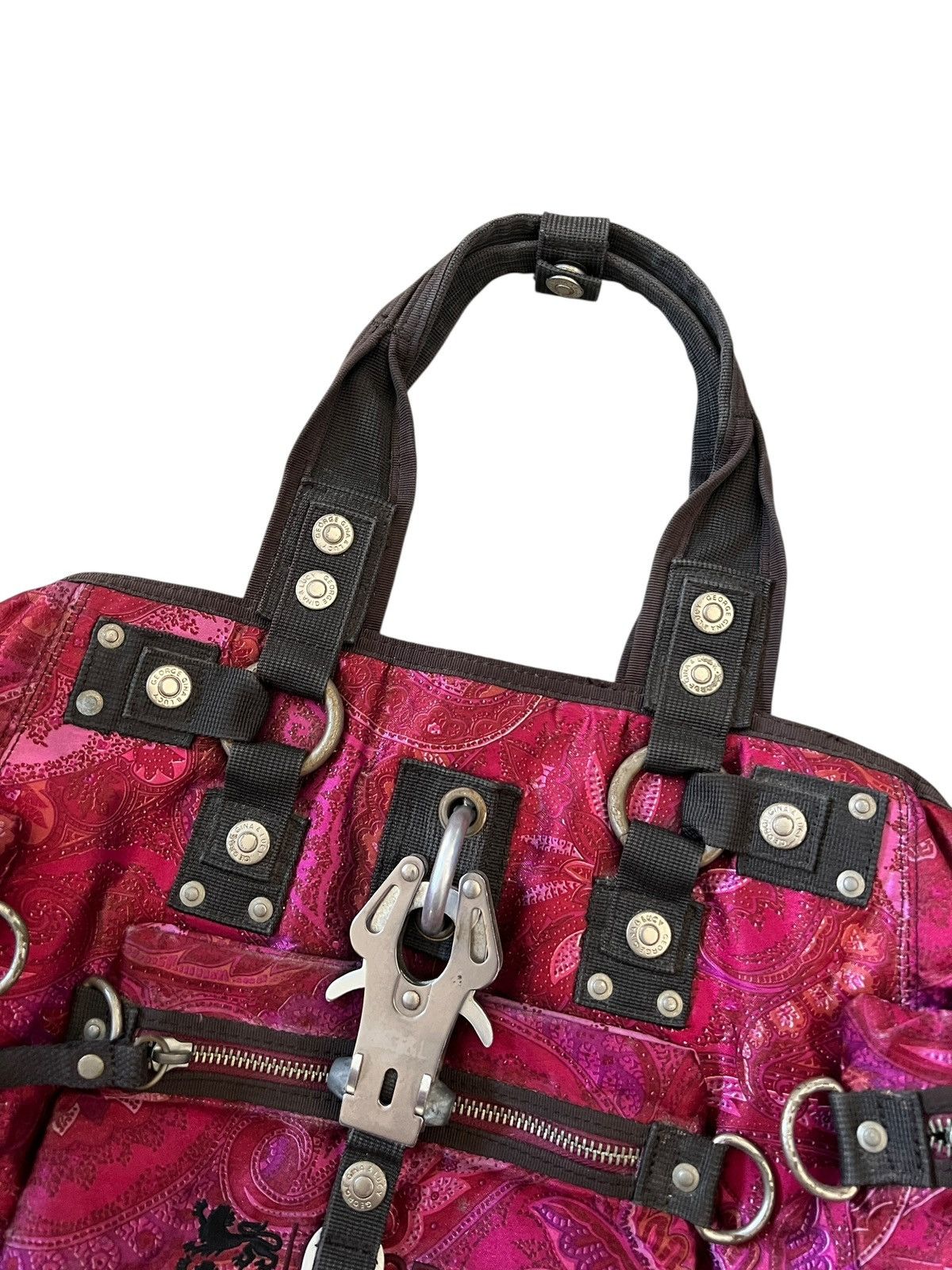 George Gina & Lucy 2000 George, Gina & Lucy Danish Bobtail Paisley Pattern Bag Size ONE SIZE - 2 Thumbnail