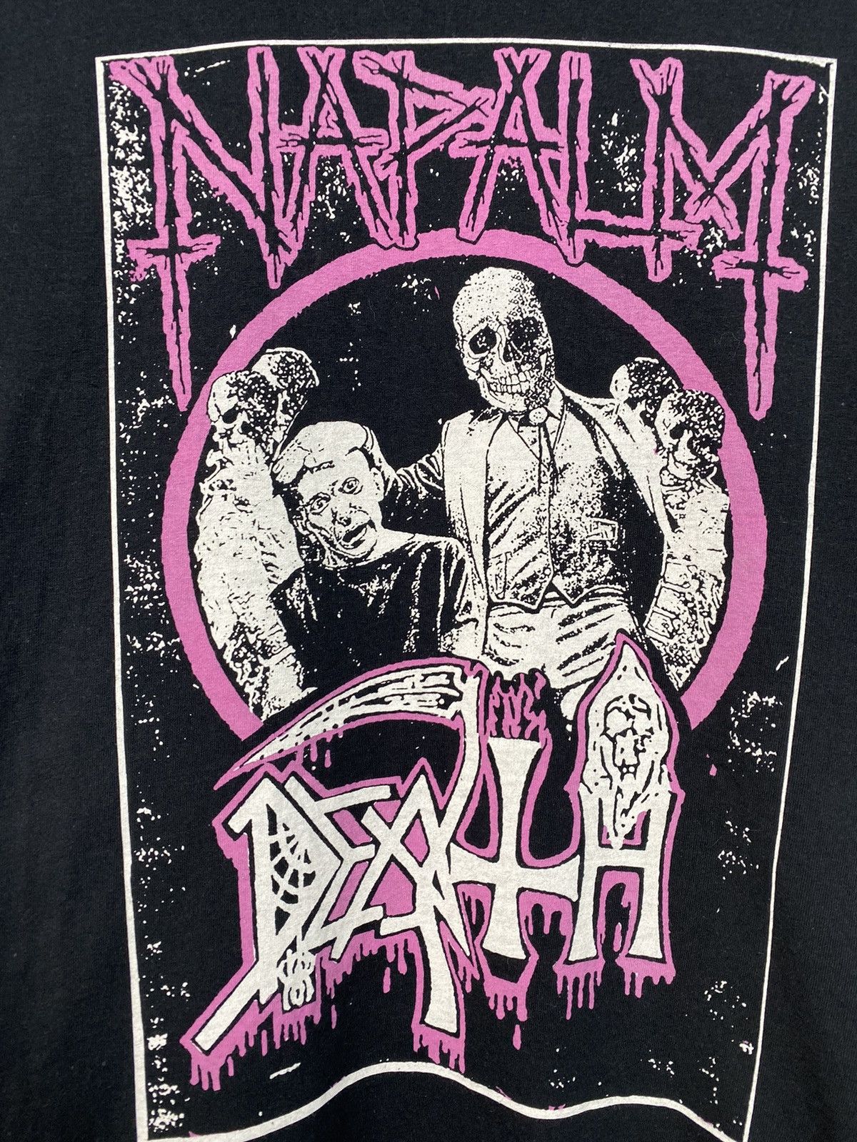 Band Tees Napalm Death Tee T shirt Men Oversized L big logo album Size US XXL / EU 58 / 5 - 8 Thumbnail