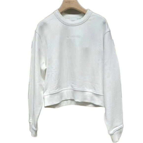 Burberry o1w1db10326 Sweatshirt in White Size M / US 6-8 / IT 42-44 - 1 Thumbnail