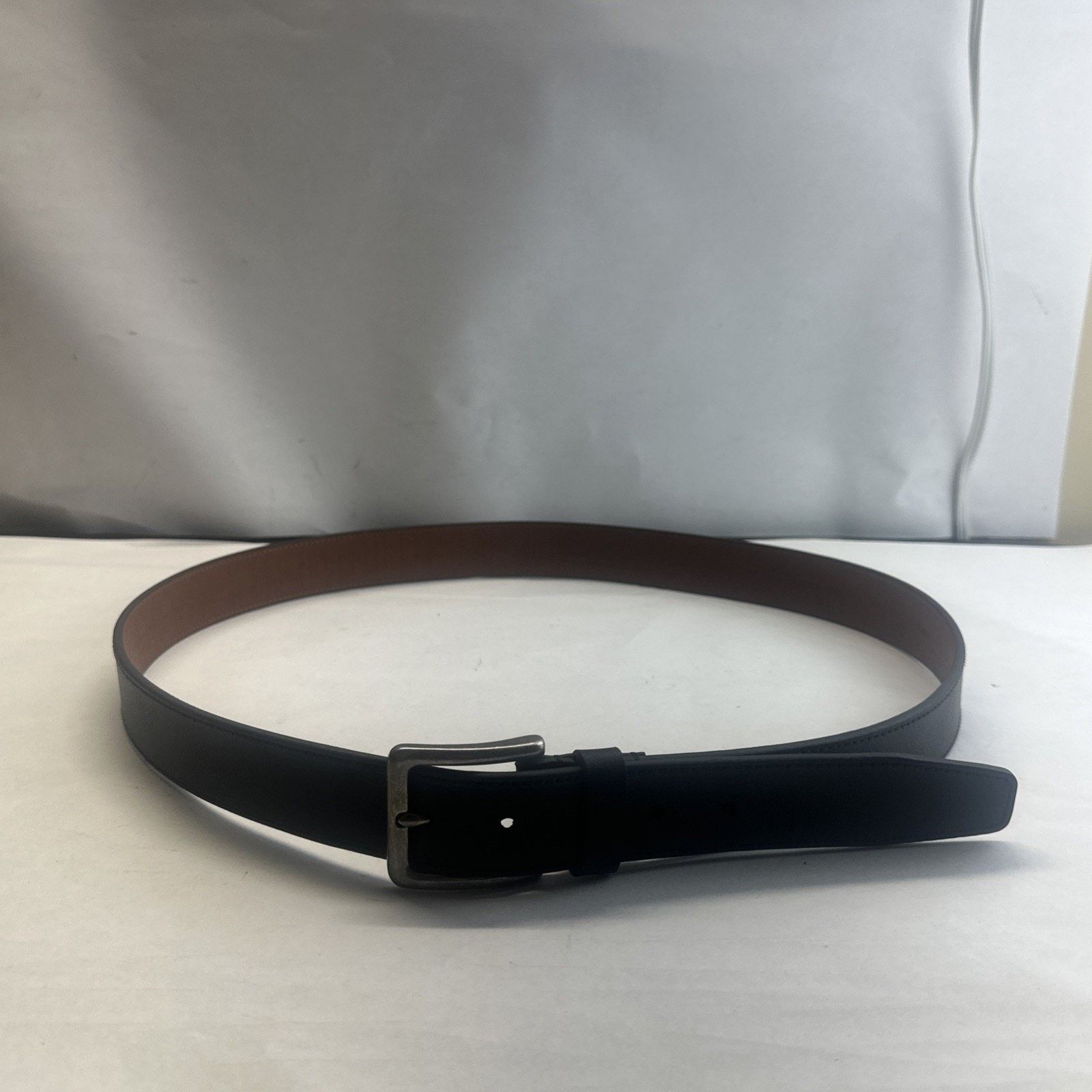& Other Stories Men's BOCONI Dress Belt Black Leather Nashville Size 44/110 Size 44 - 9 Thumbnail