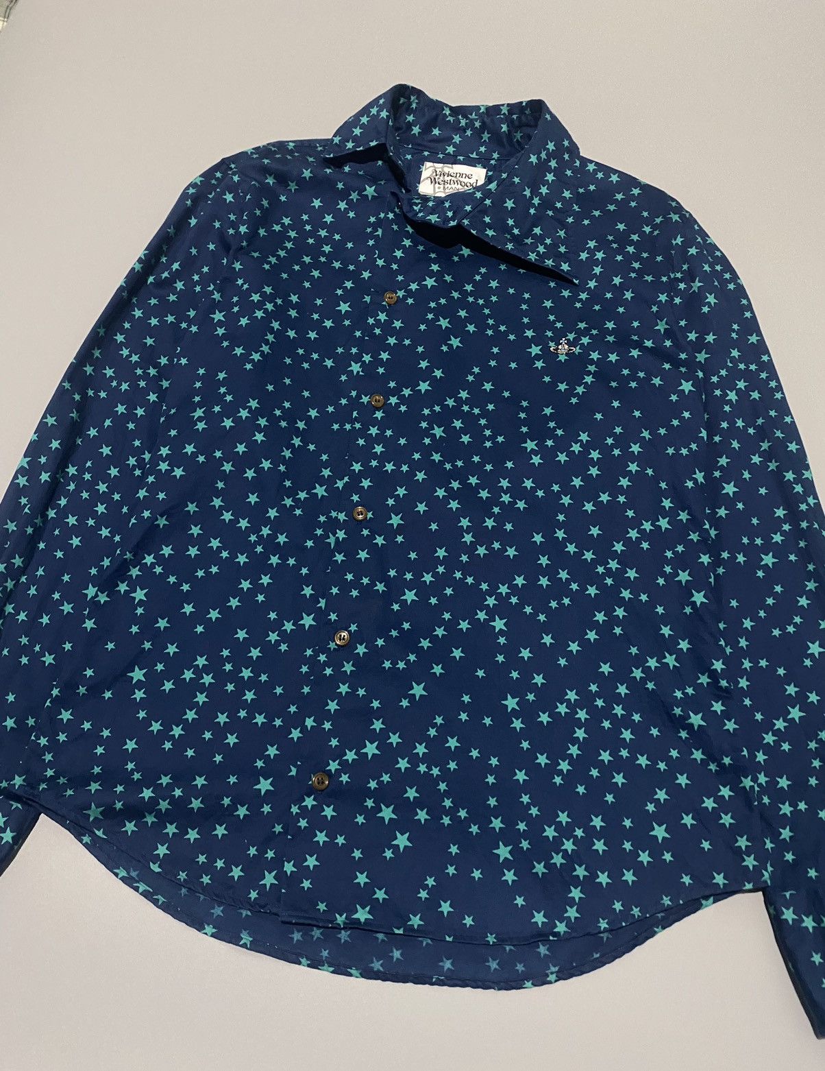 Vivienne Westwood Vivienne Westwood Man Asymmetrical Button Down Shirt Size US S / EU 44-46 / 1 - 2 Thumbnail