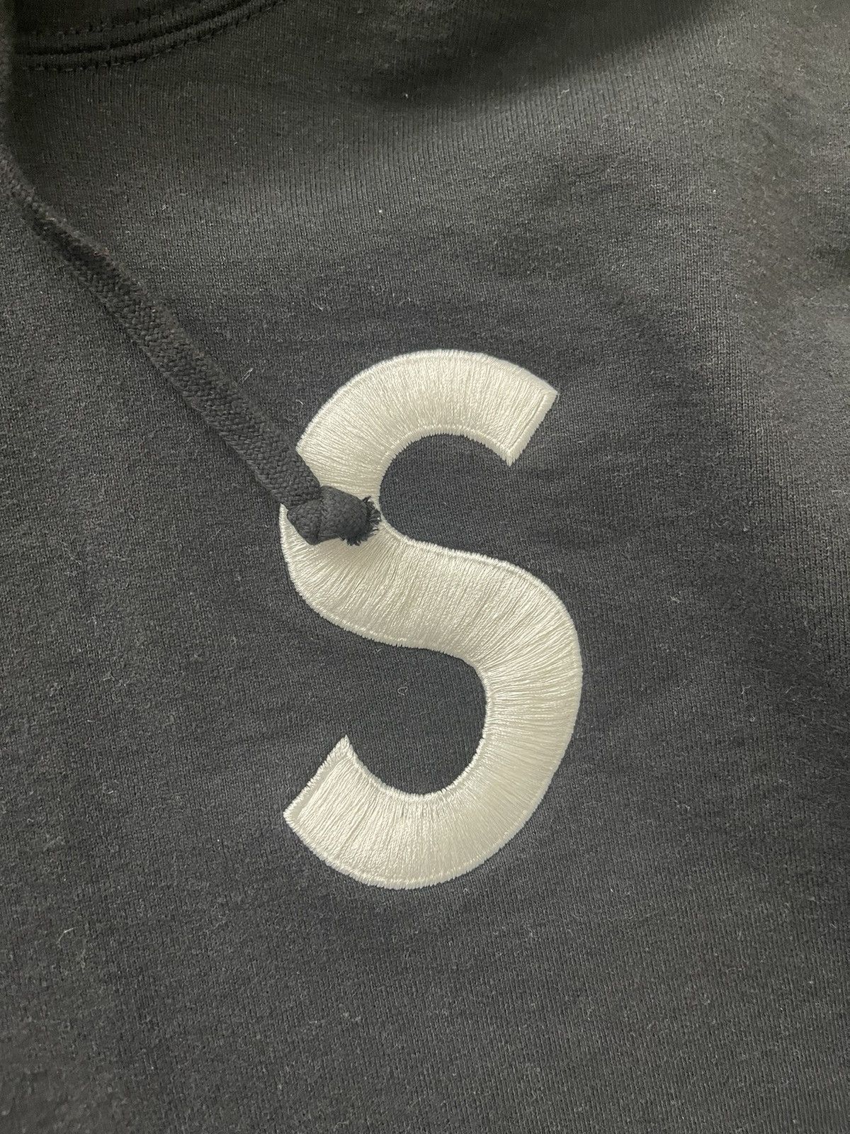 Supreme Supreme S Logo Split Hooded Sweatshirt ‘Black’ M Size US M / EU 48-50 / 2 - 5 Thumbnail