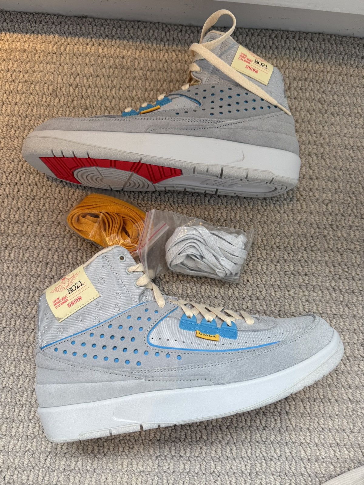 Jordan Brand × Union LA Union LA x Air Jordan 2 Retro SP 'Grey Fog! Size US 9 / EU 42 - 5 Thumbnail