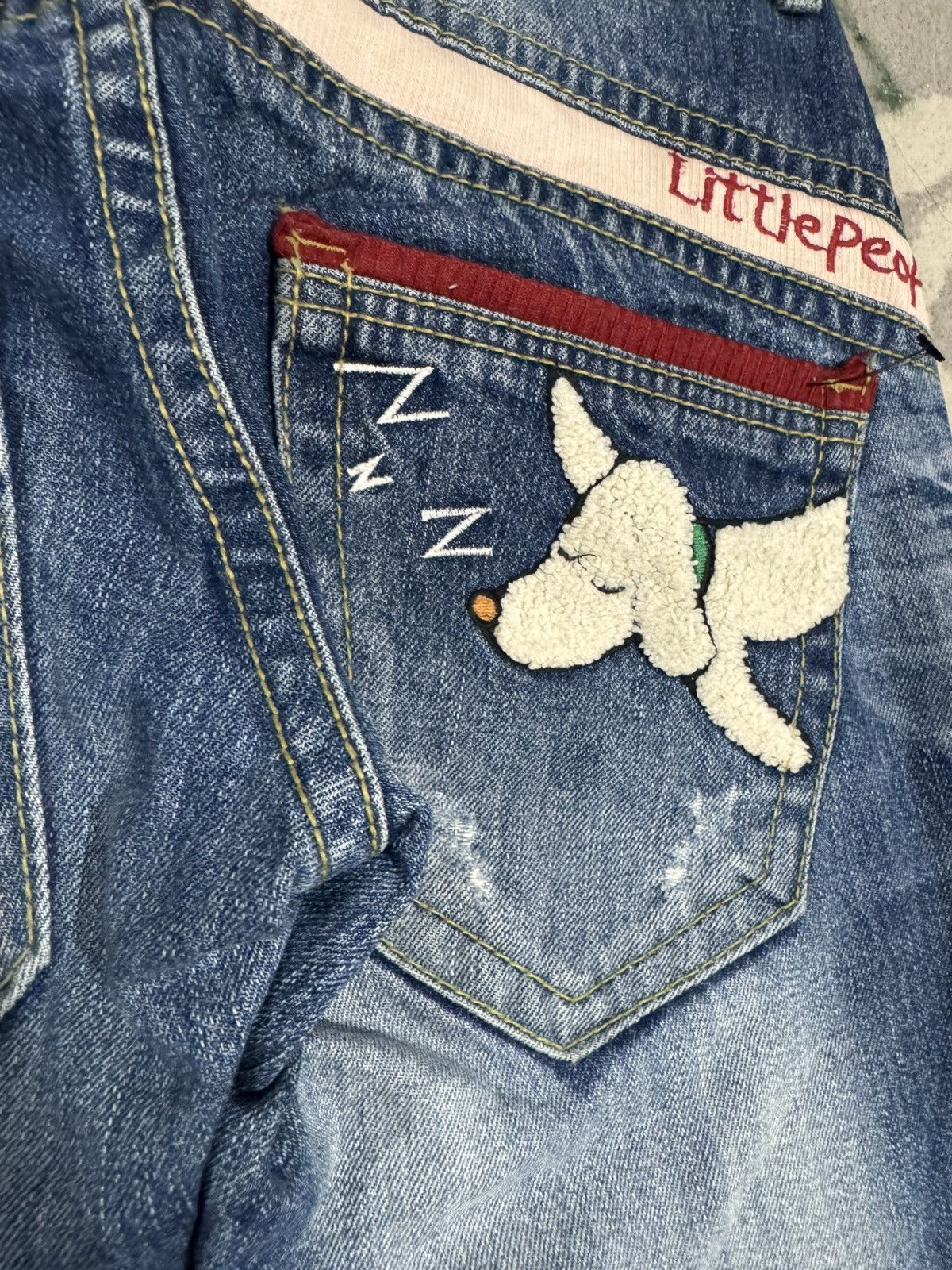 Japanese Brand Lolita Jeans X Yoshitomo Nara Denim Flare Jeans Size 32 Size US 31 - 10 Thumbnail