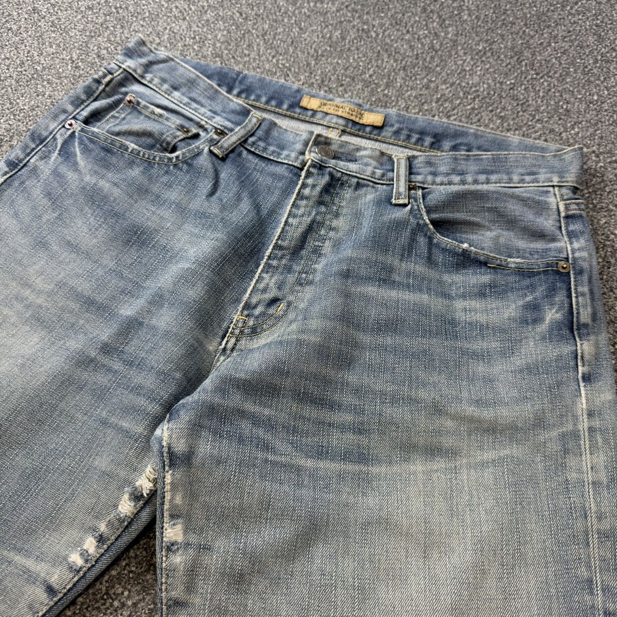 Undercover Vintage 90s S003 Uniqlo Faded Aging Denim Jeans Size US 35 - 3 Thumbnail