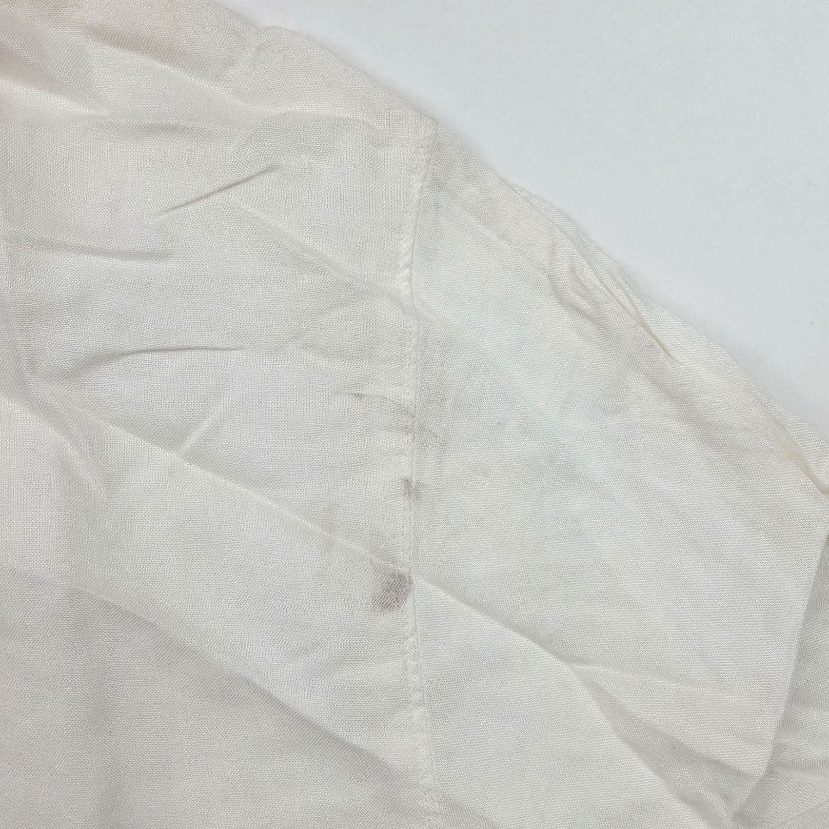 Jordache VINTAGE Jordache Preppy Shirt Womens L White Long Sleeve Button Up Collar Casual Fashion Size L / US 10 / IT 46 - 4 Thumbnail