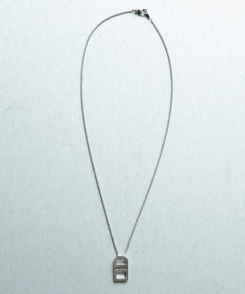 Number (N)ine Number nine N(N) LOGO PLATE HOLE NECKLACE Size ONE SIZE - 5 Thumbnail