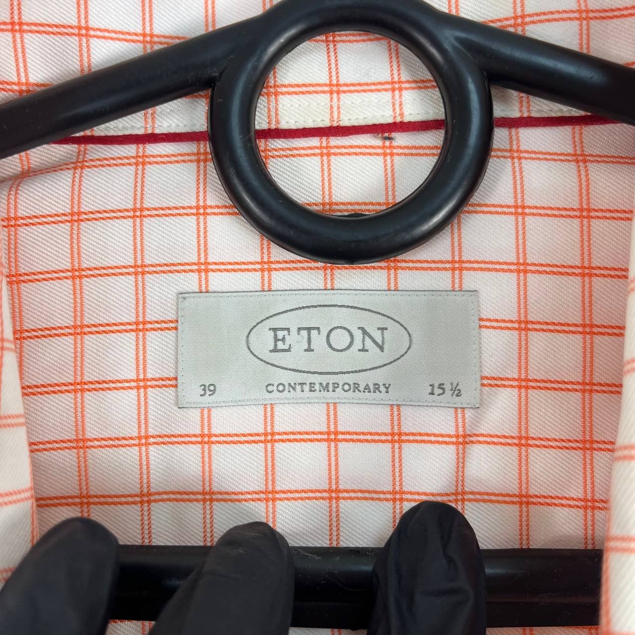 Eton Eton Contemporary Check Dress Long Sleeve Shirt Mens Size 39 Size US M / EU 48-50 / 2 - 4 Thumbnail
