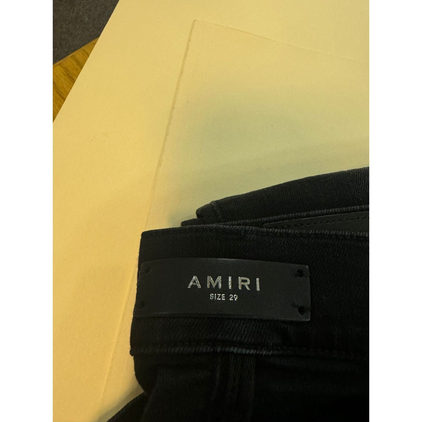 Amiri o1rshd1 MX1 Suede Jean in Vintage Black Size US 29 - 17 Thumbnail