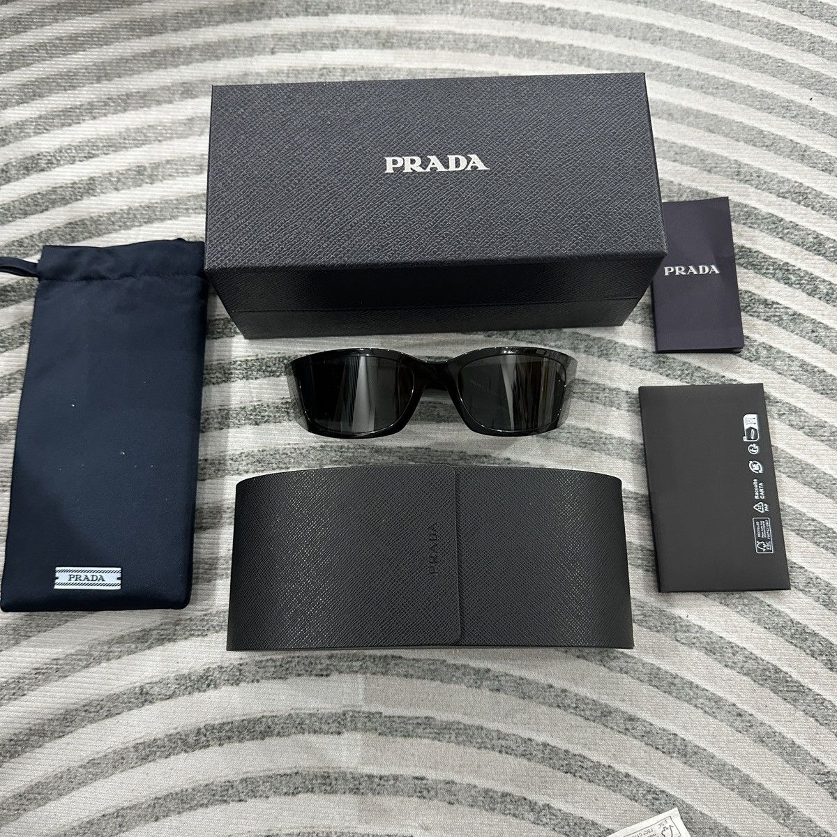 Prada PRADA 0PR A19S 1AB5S0 SUNGLASSES Size ONE SIZE - 2 Thumbnail