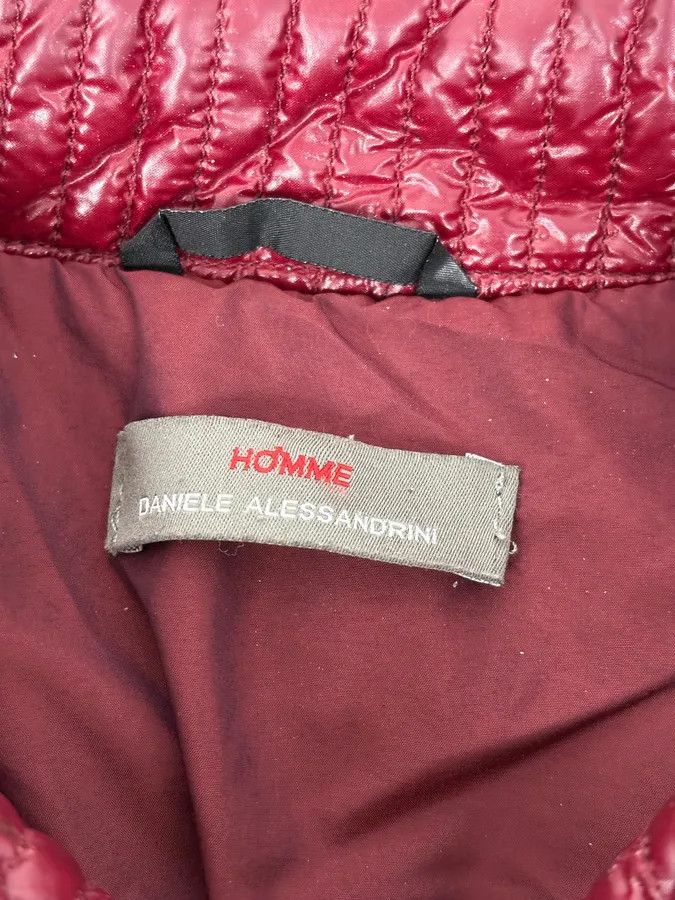 Daniele Alessandrini 2000s Daniele Alessandrini Bordeaux Patent British Puffer Jacket Size US S / EU 44-46 / 1 - 9 Thumbnail