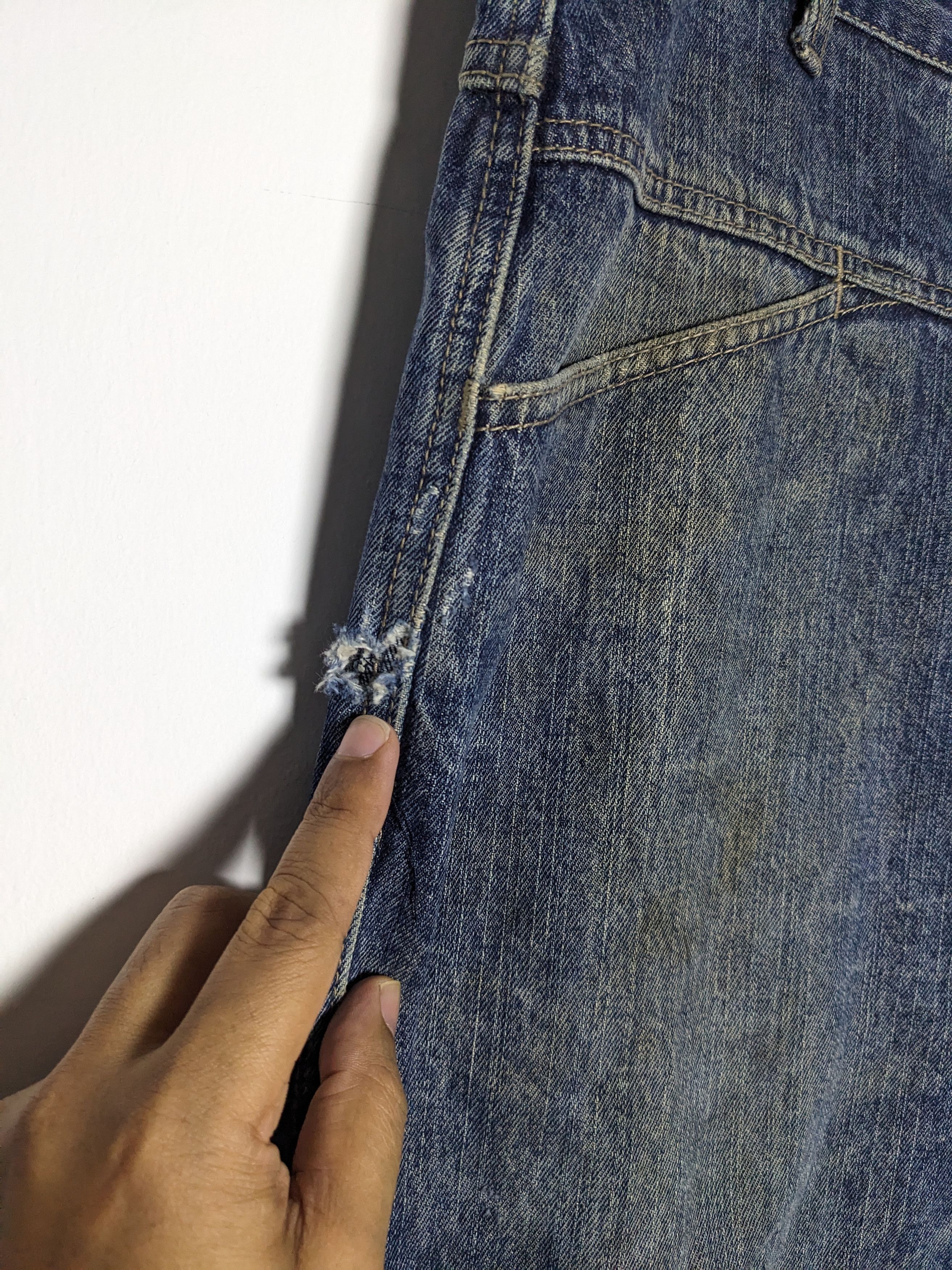 JNCO × Marithe + Francois Girbaud × Vintage Crazy Vintage Marithe Francious Girbaud Jorts Baggy Shorts Size US 36 / EU 52 - 5 Thumbnail