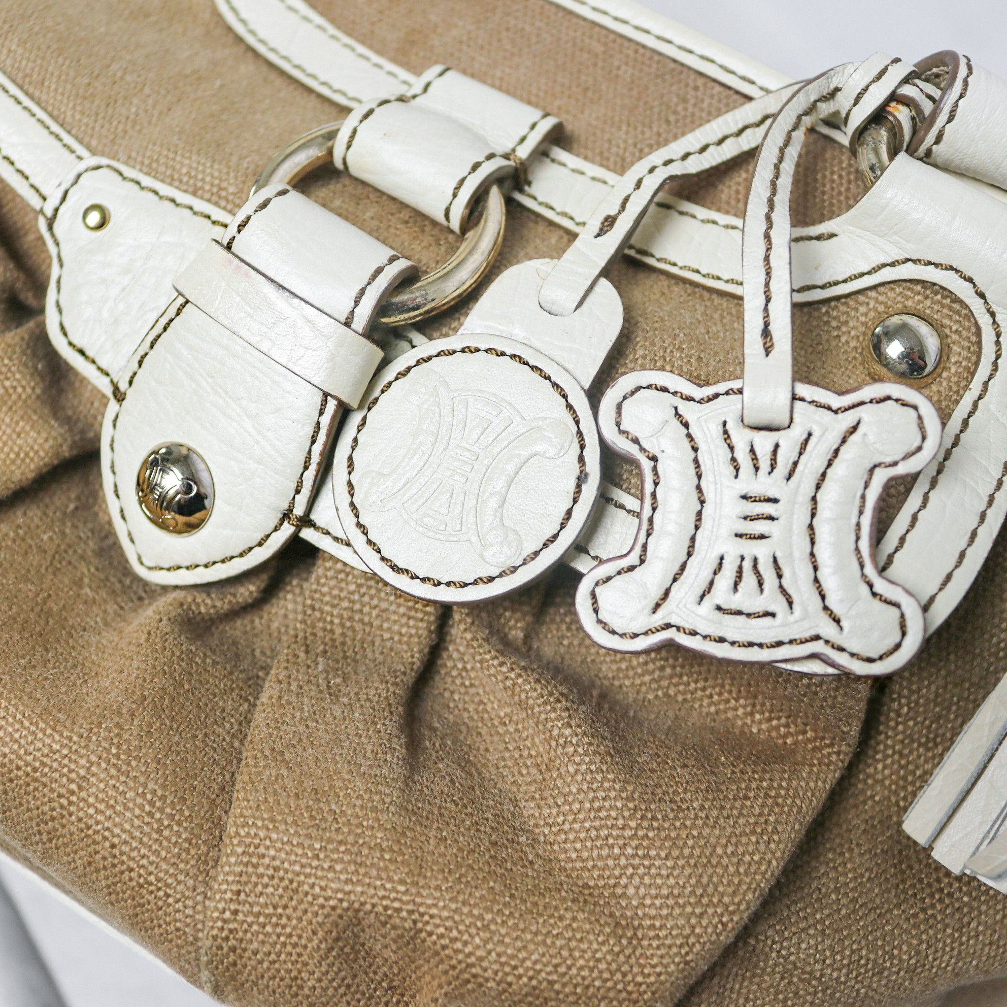 Celine Celine leather trim canvas Boogie bag Size ONE SIZE - 12 Thumbnail