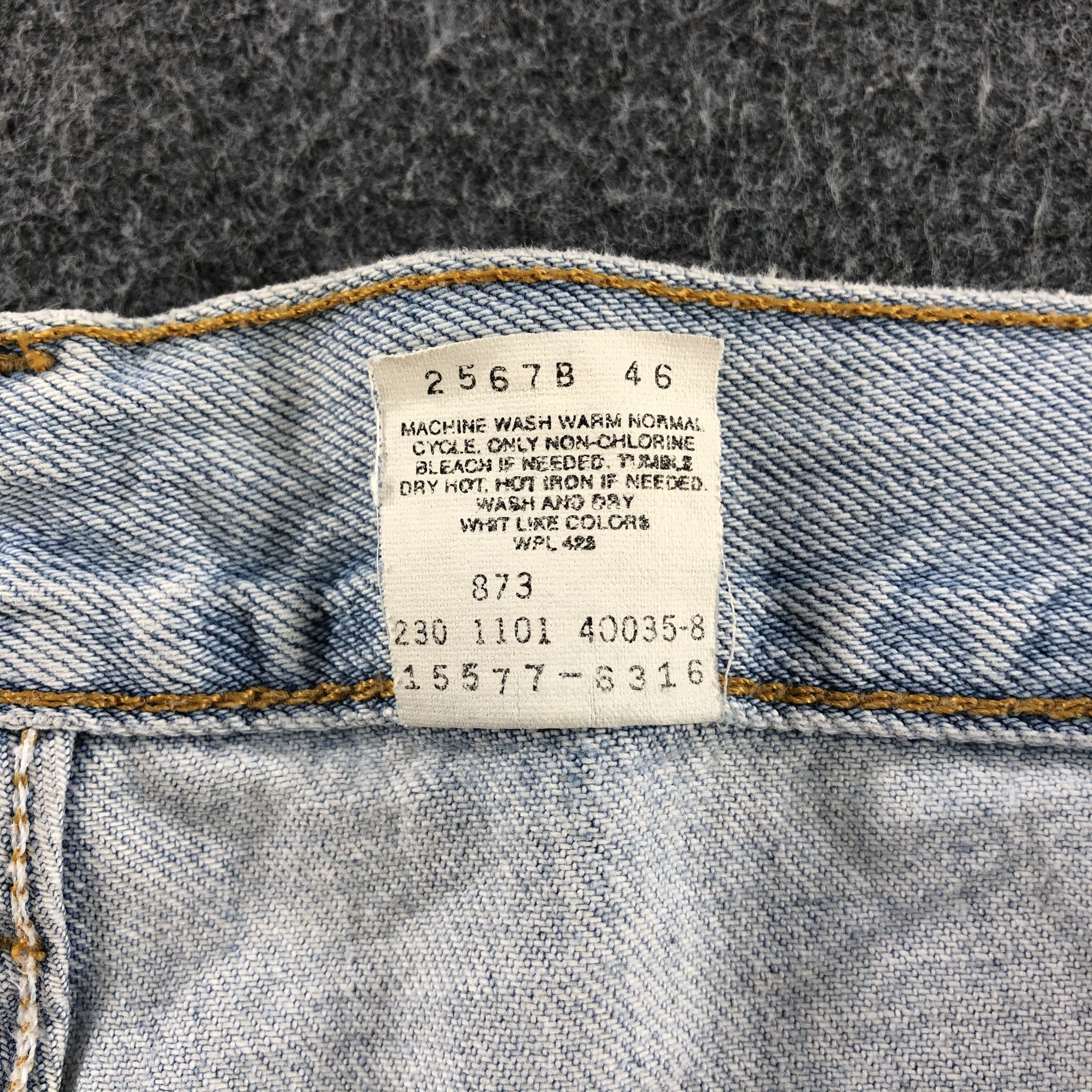 Levi's Vintage 90s Light Wash Levis 577Jeans- J1313 Size US 31 - 11 Thumbnail