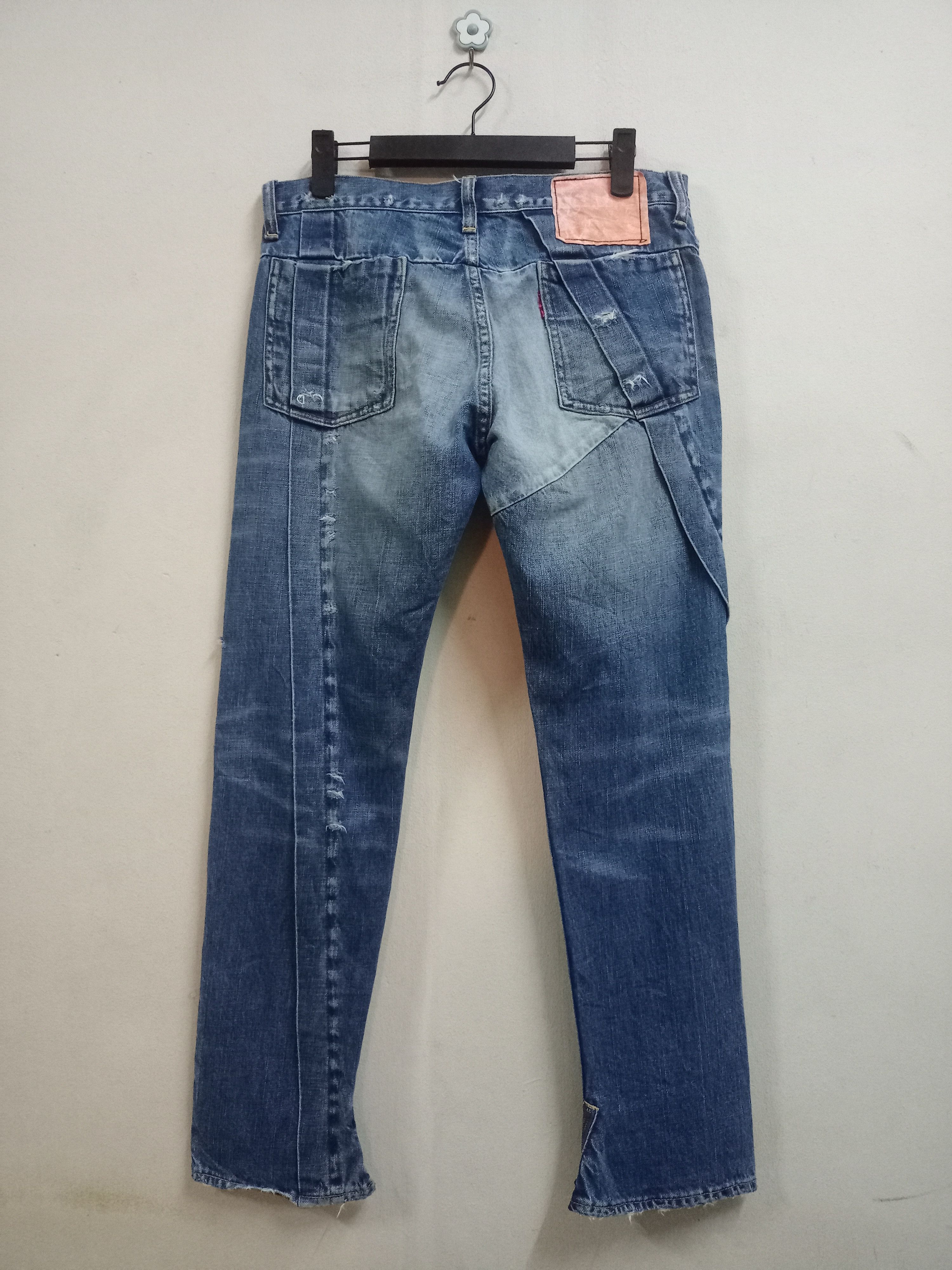 Japanese Brand Vintage Japanese Rna Inc Avant Garde Style Jeans Size 30" / US 8 / IT 44 - 2 Thumbnail
