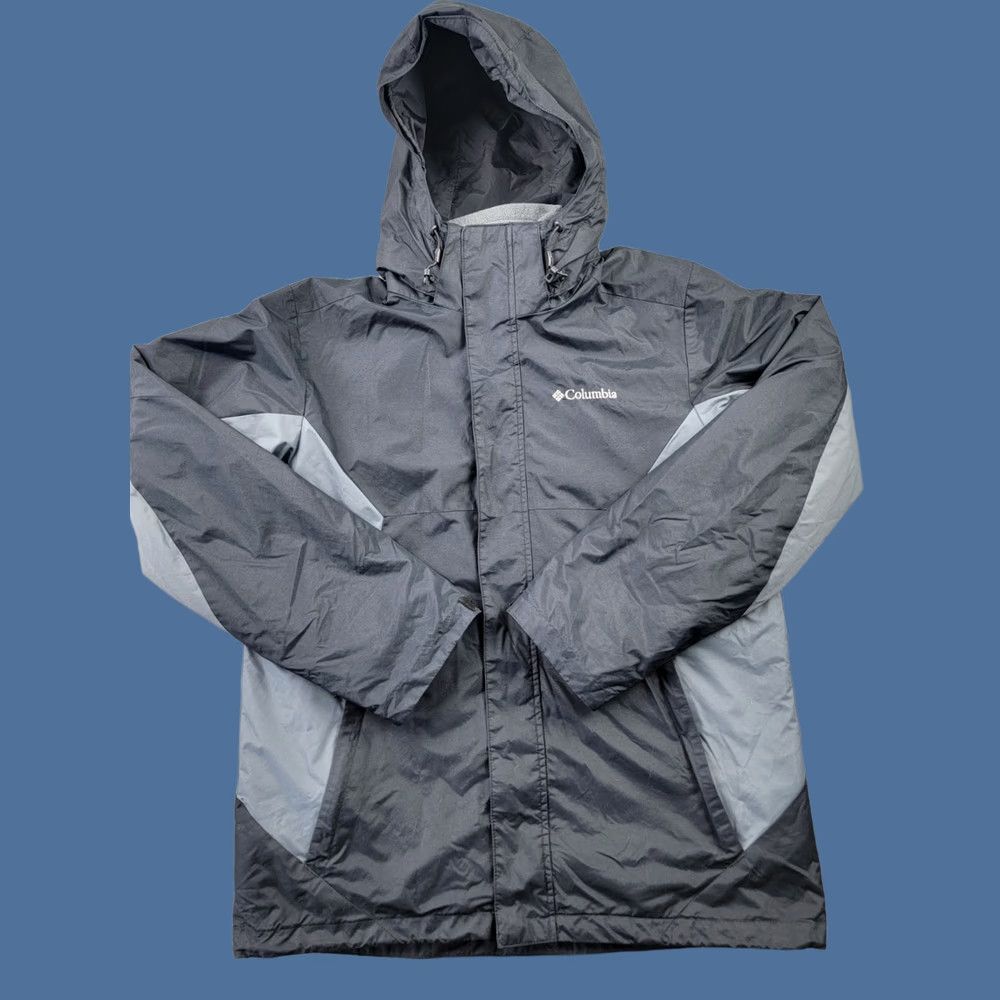Vintage Columbia Interchange Coat Mens M Black Gray Removable Hood 3-in-1 Jacket Winter Outdoor Outdoor Walking Hiking Long Sleeve Full Zip Size US M / EU 48-50 / 2 - 1 Thumbnail