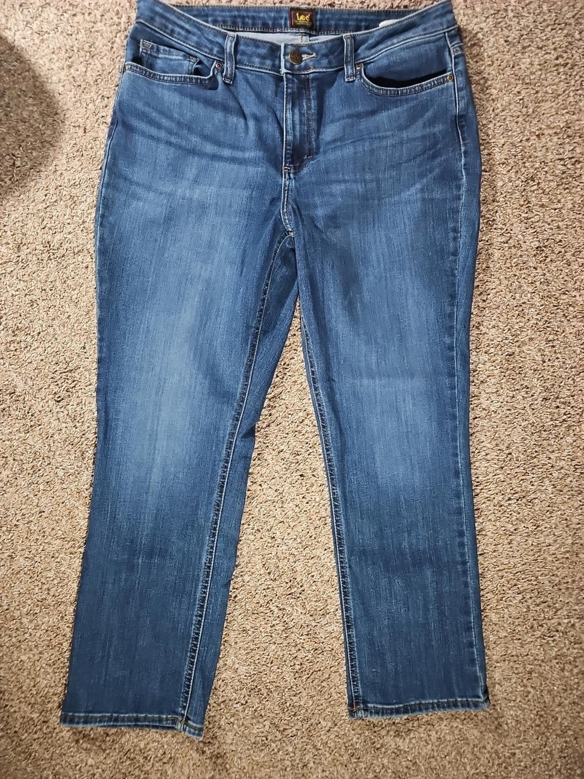 Lee Lee 14 Short Blue Jeans Size 36" / US 14 / IT 50 - 1 Thumbnail