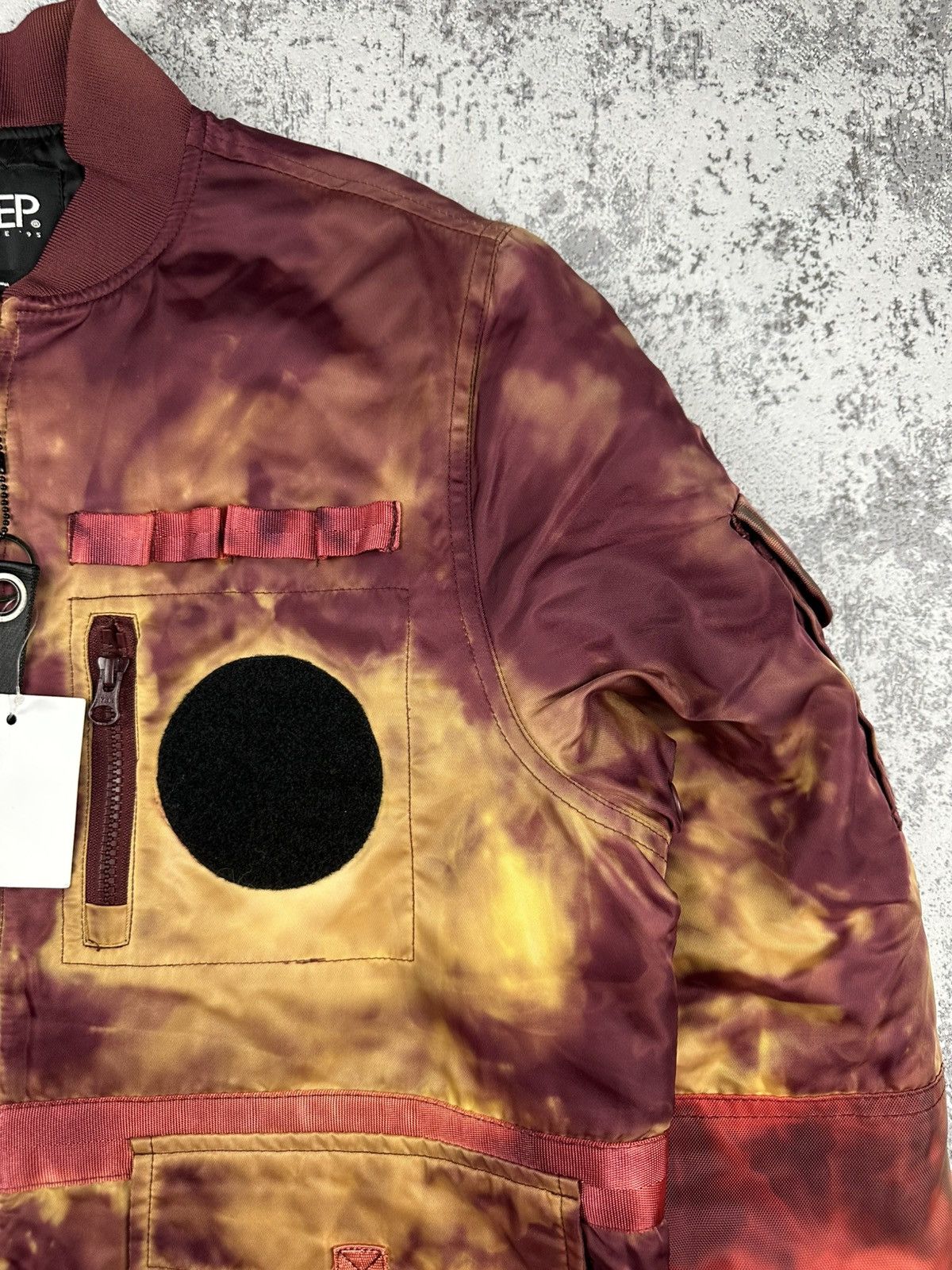 10 Deep 10.Deep Tie-Dye Bomber Jacket Utility Streetwear Size US S / EU 44-46 / 1 - 7 Thumbnail