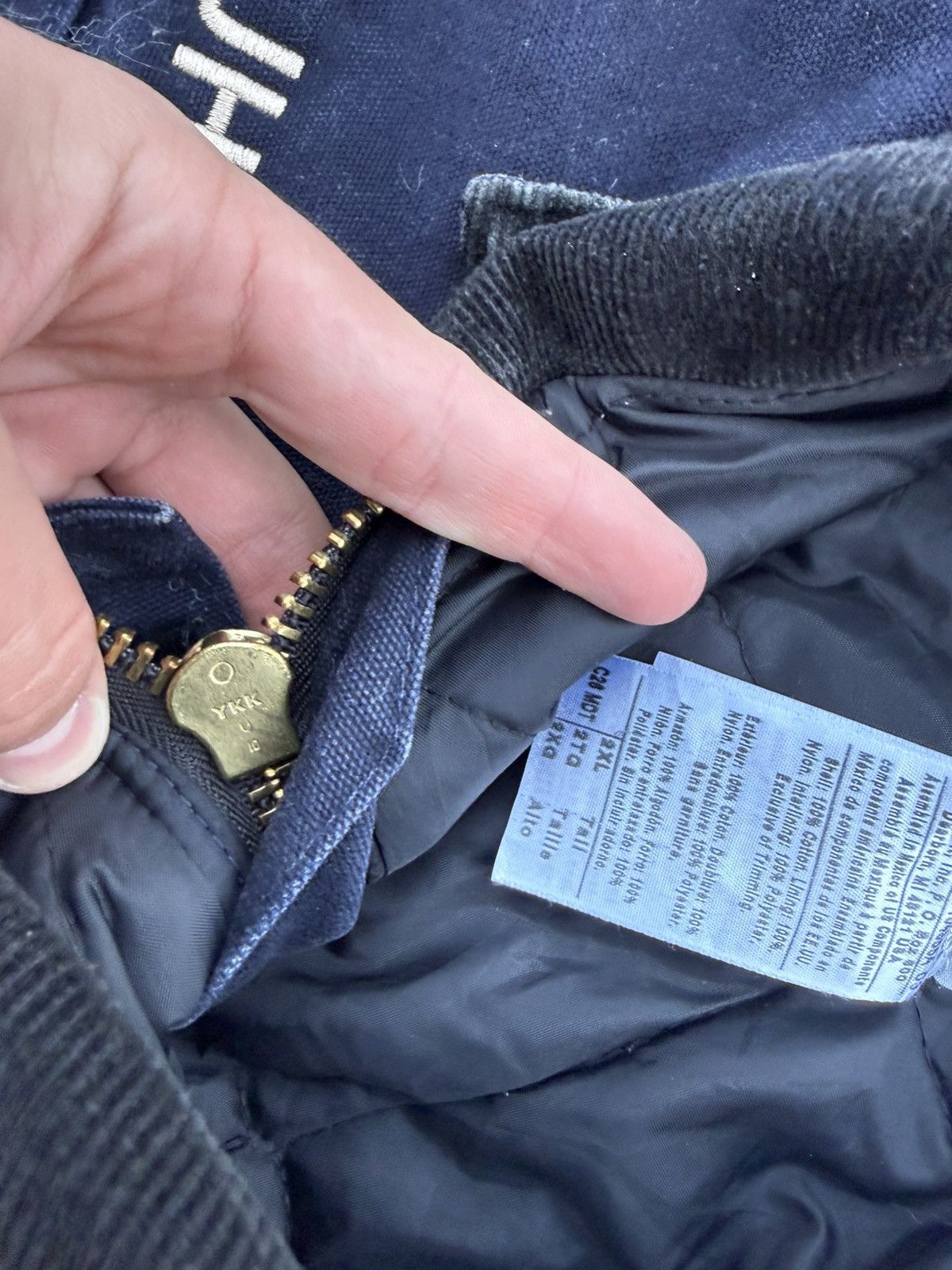 Carhartt Vintage 90-s CARHARTT DETROIT JACKET VERY THICK SIZE XXL Size US XXL / EU 58 / 5 - 6 Thumbnail